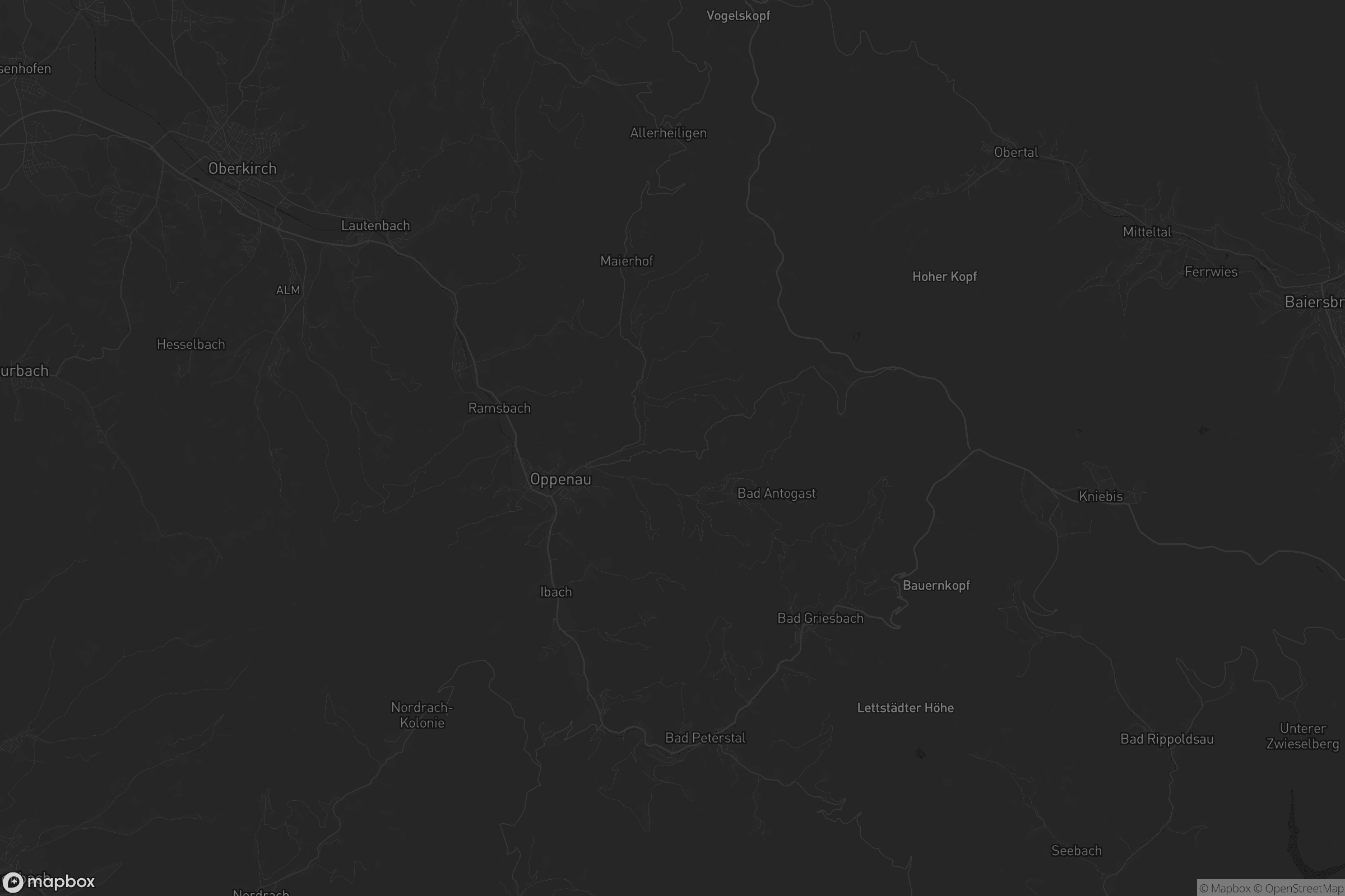 Karte von GVV Oberes Renchtal