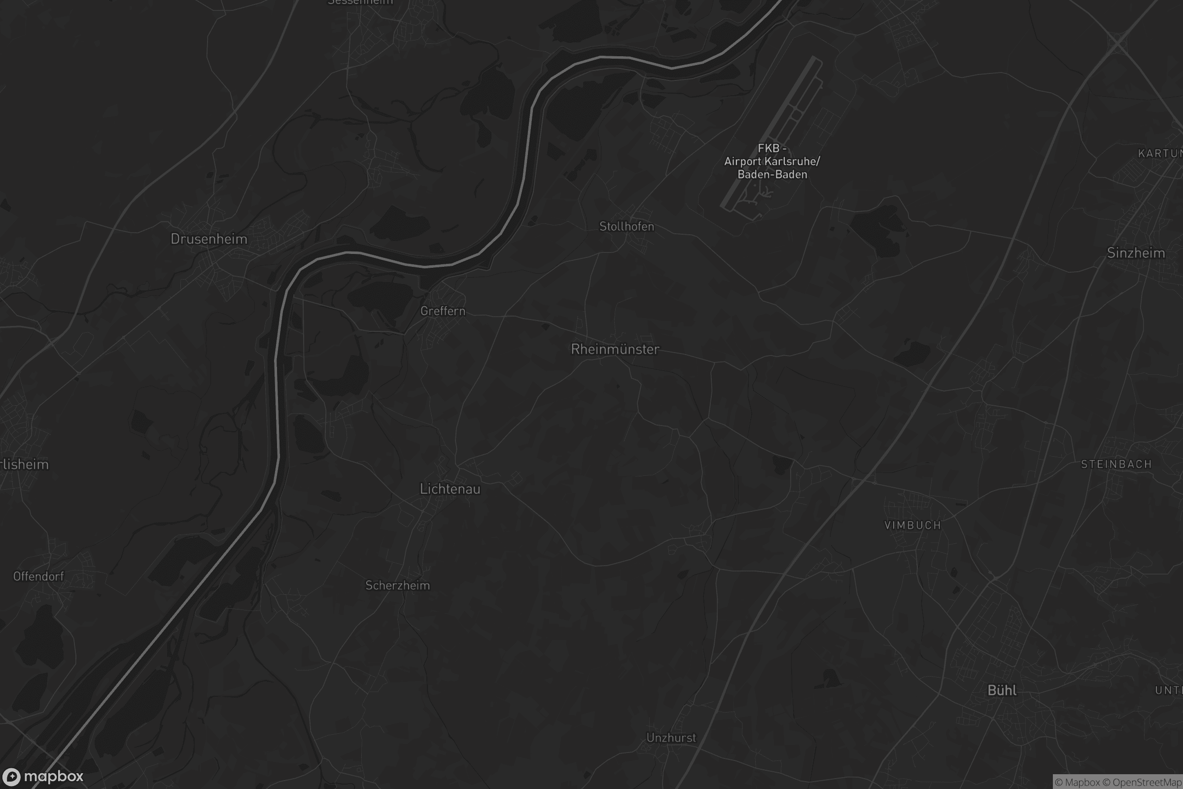 Karte von GVV Rheinmünster-Lichtenau