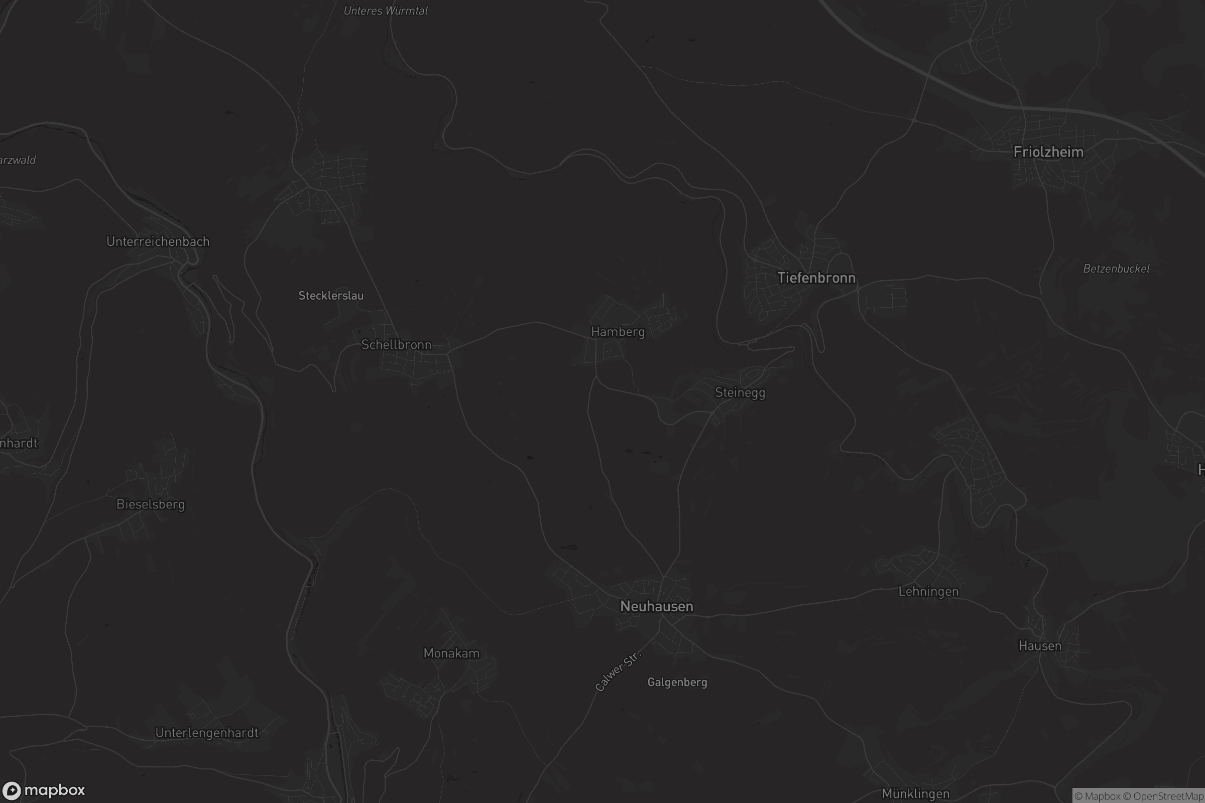 Karte von GVV Tiefenbronn