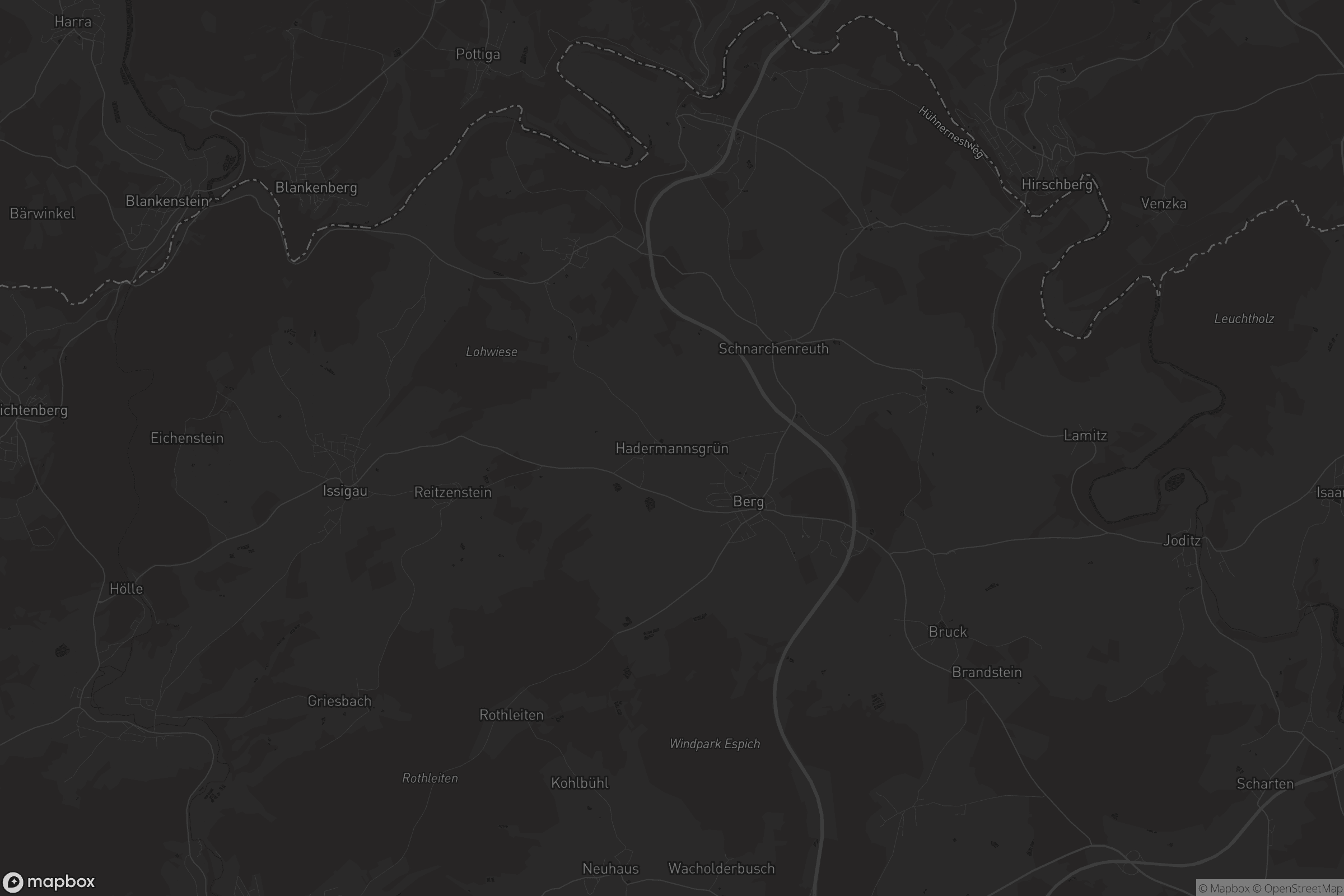 Karte von Hadermannsgrün