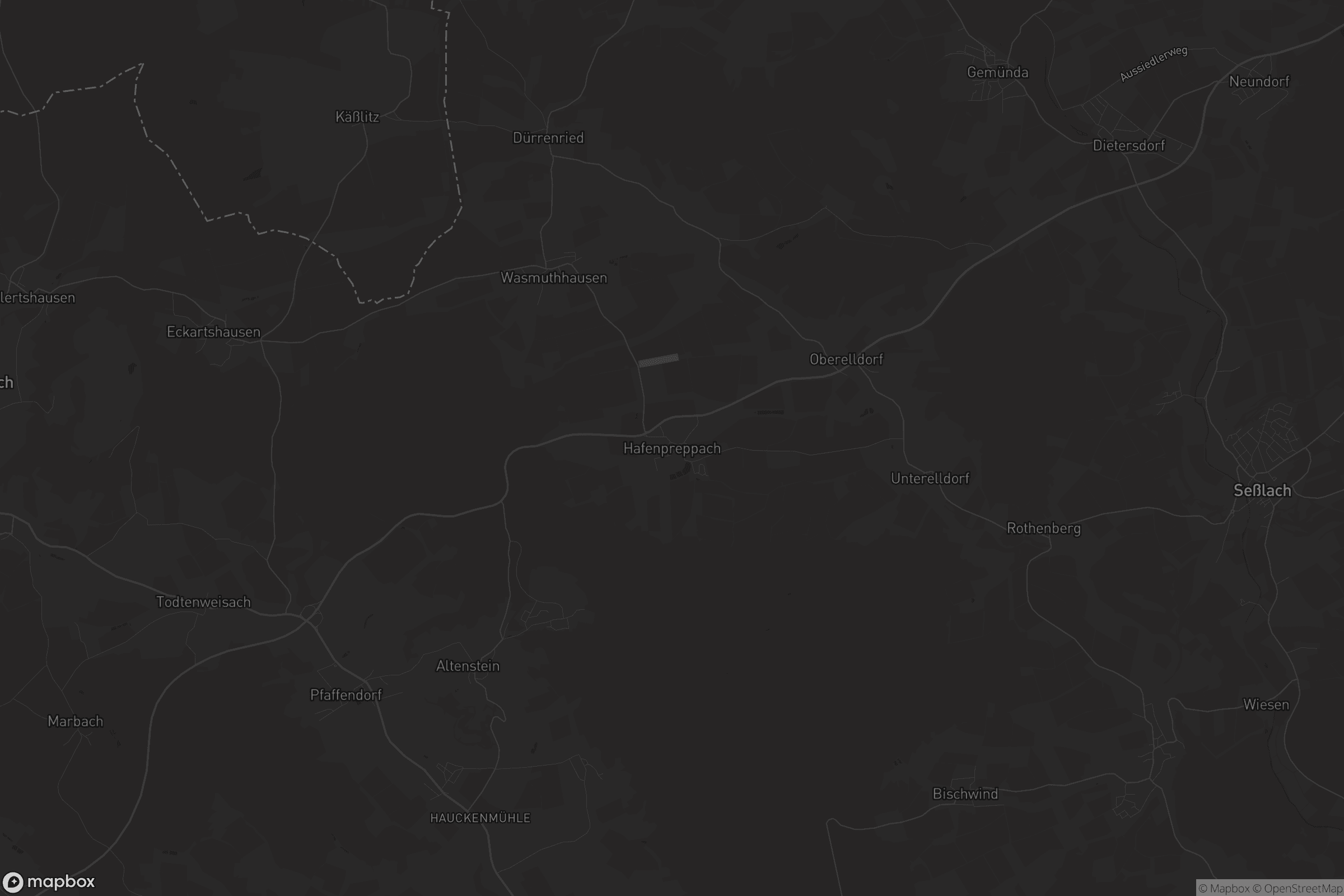 Karte von Hafenpreppach