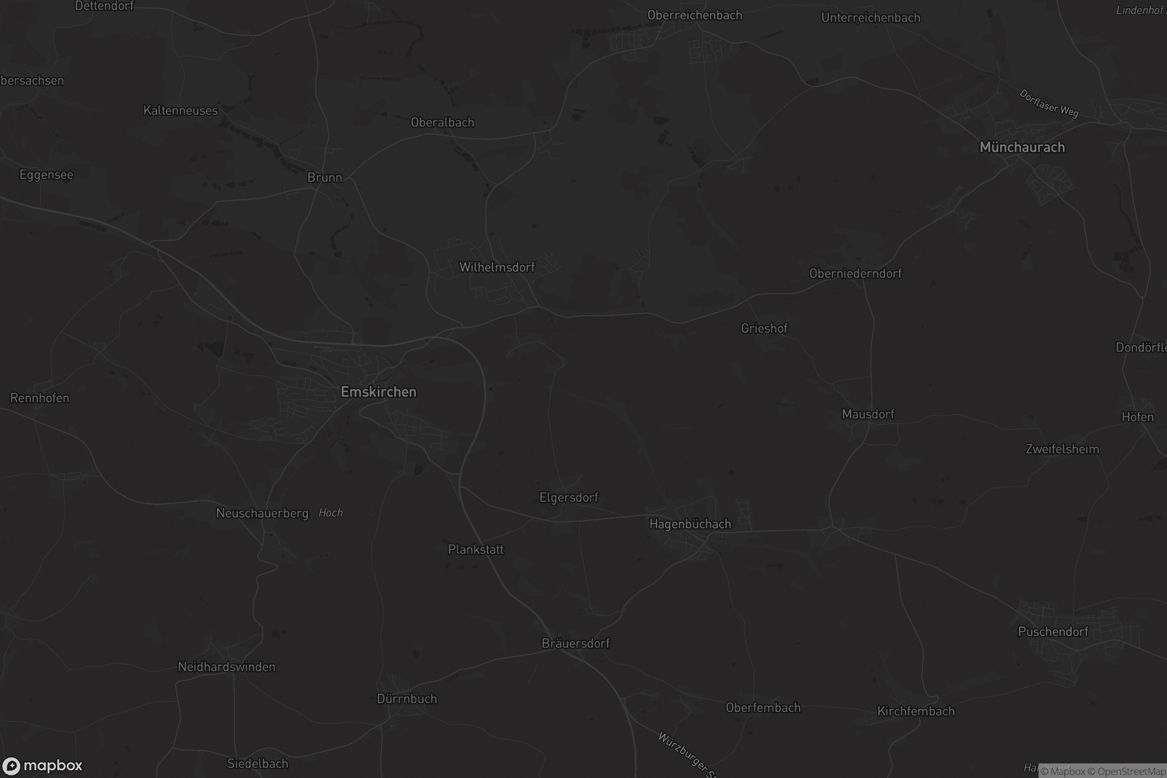 Karte von Hagenbüchach-Wilhelmsdorf (VGem)