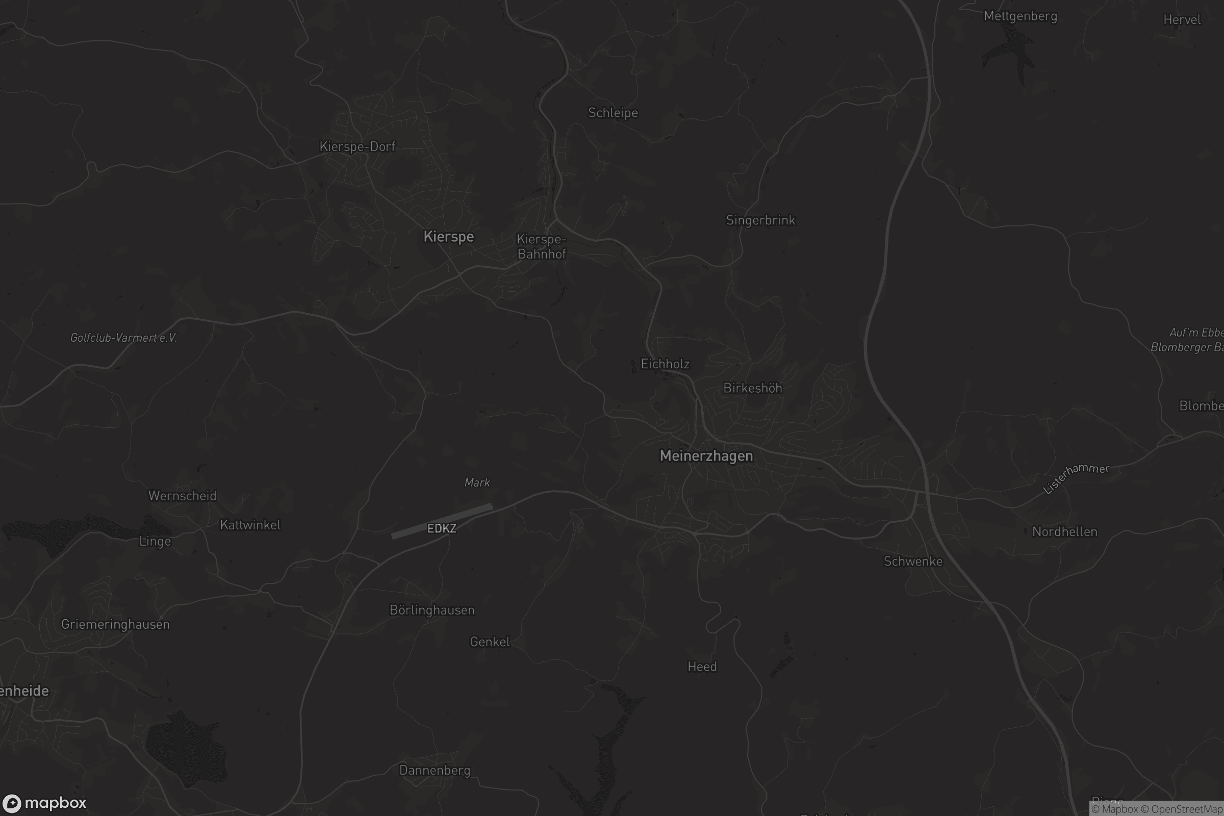 Karte von Hahnenbecke