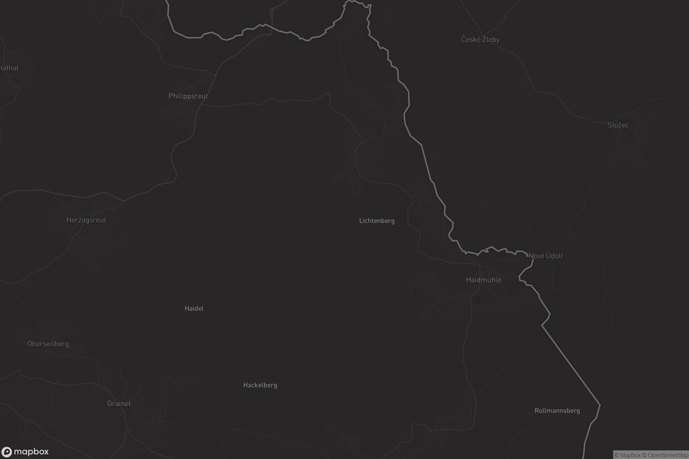 Karte von Haidmühle