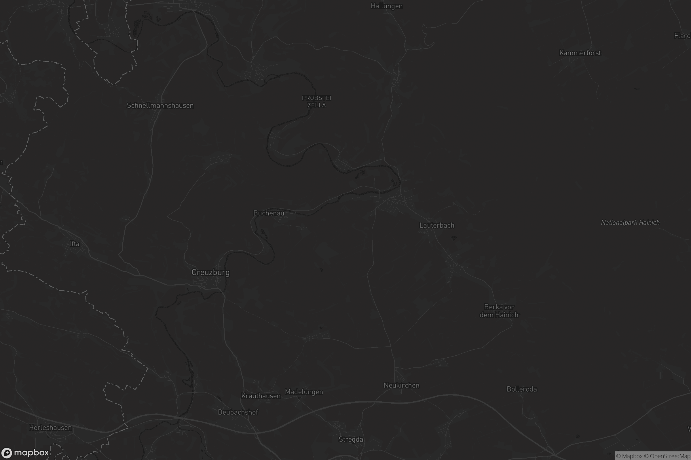 Karte von Hainich-Werratal