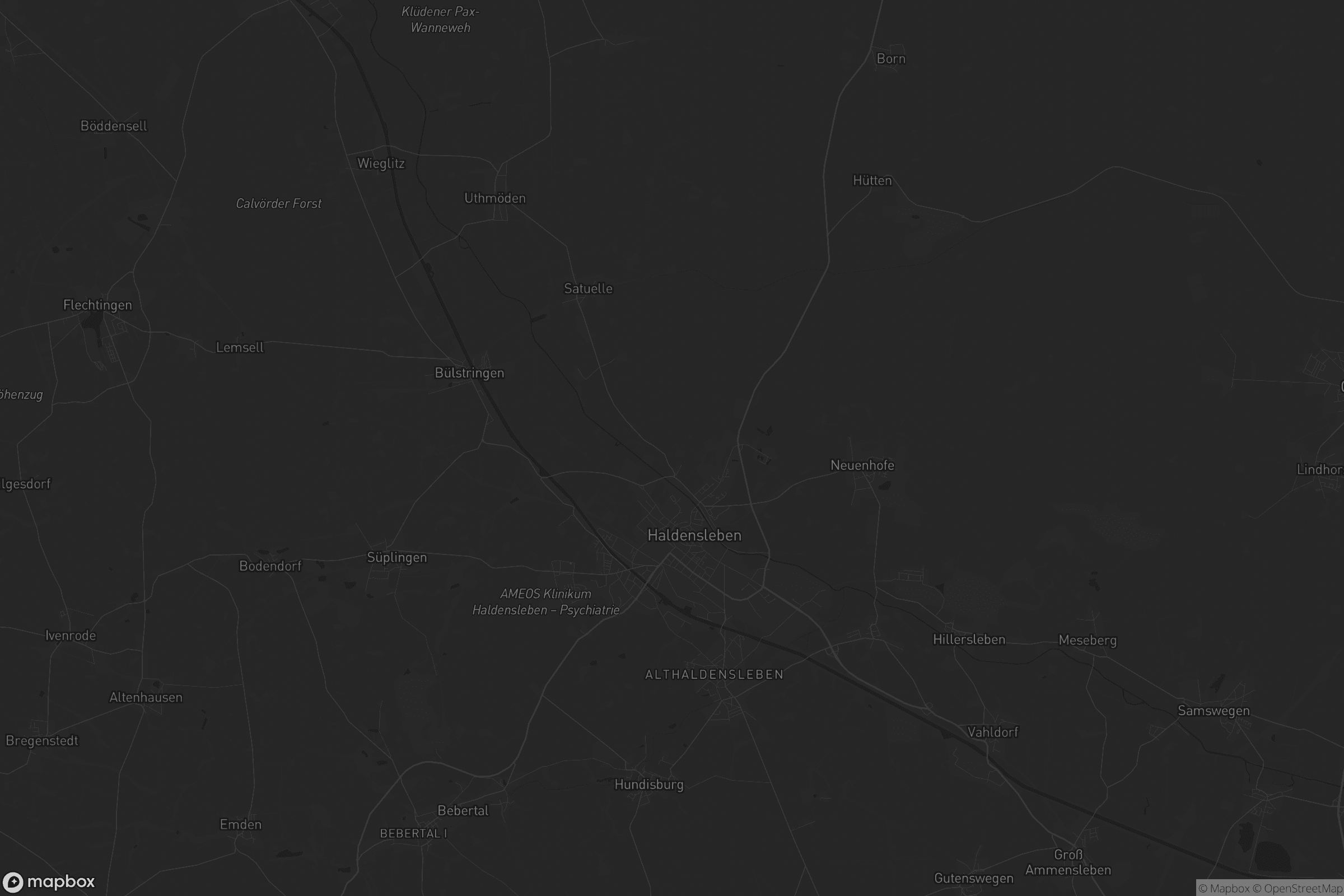 Karte von Haldensleben