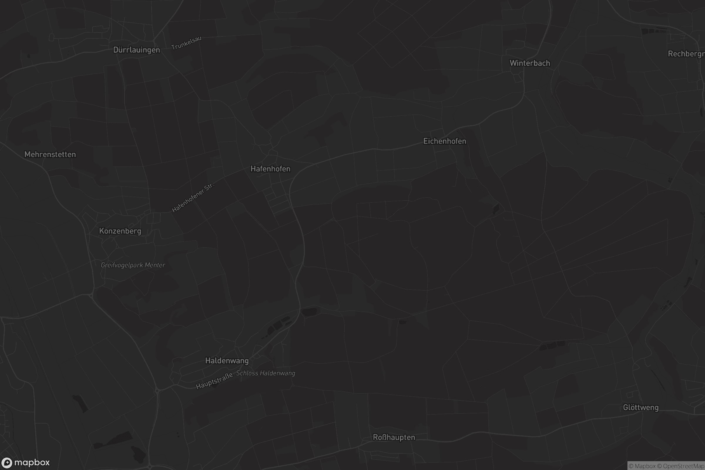 Karte von Haldenwang