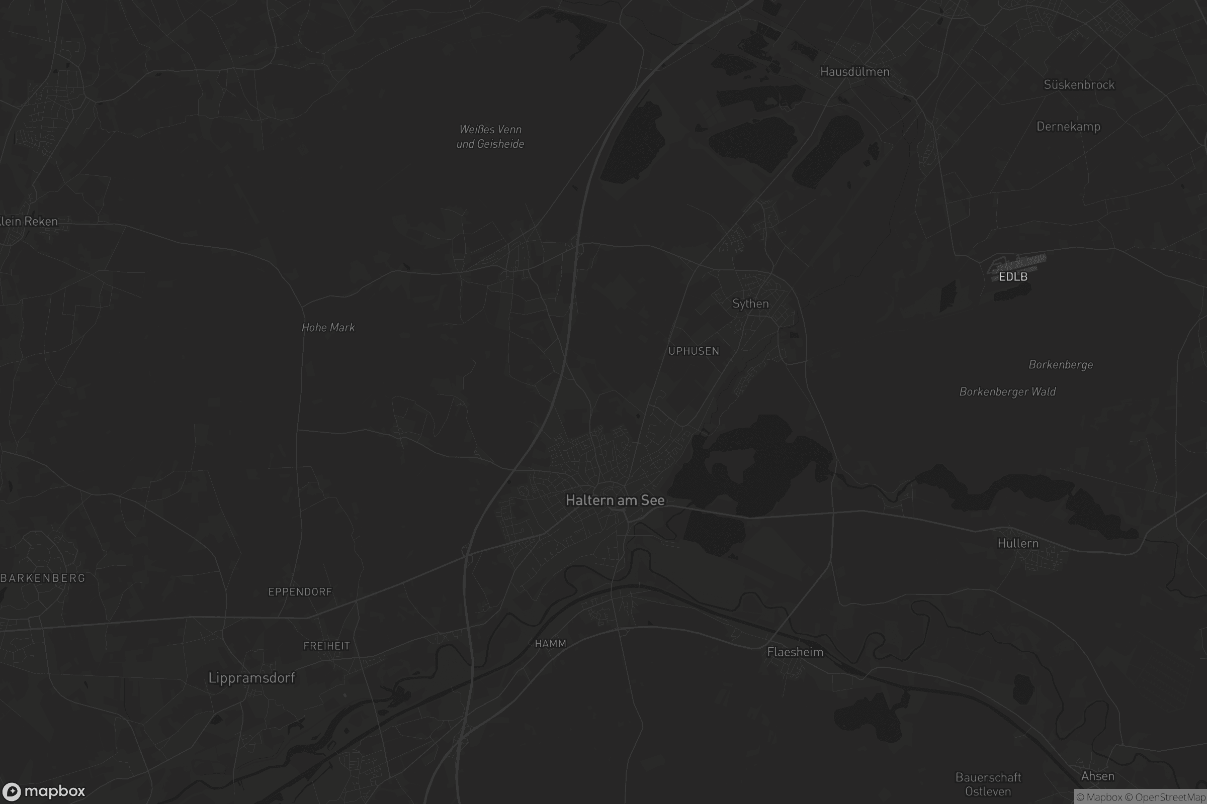 Karte von Haltern am See