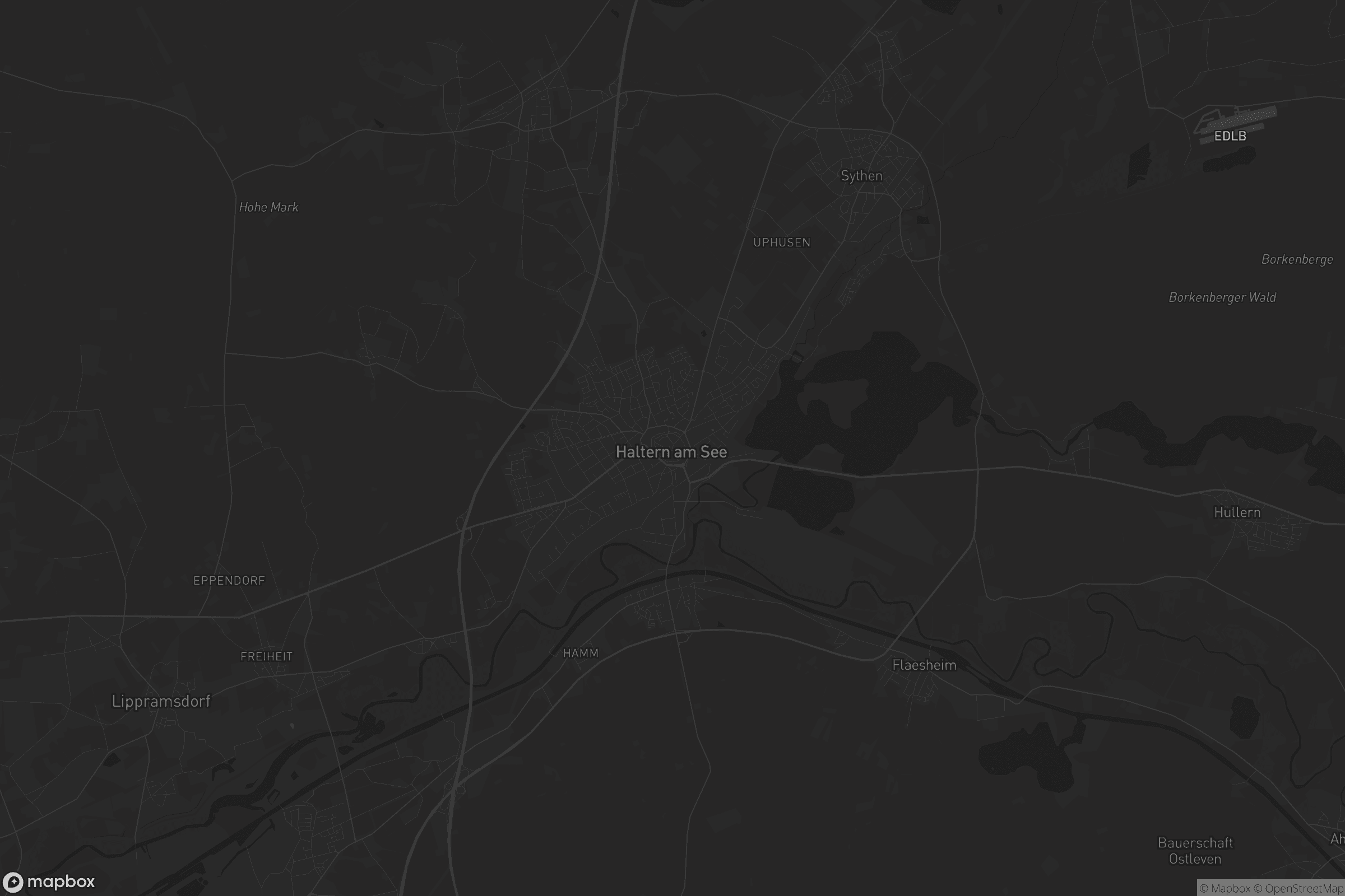 Karte von Haltern-Mitte