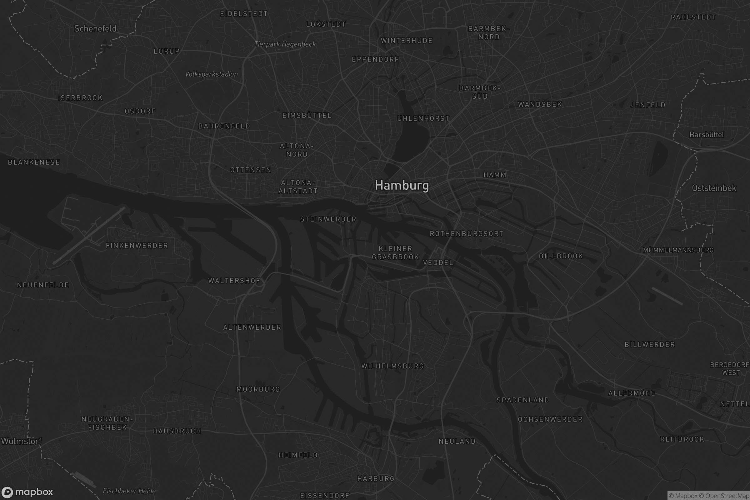 Karte von Hamburg-Mitte