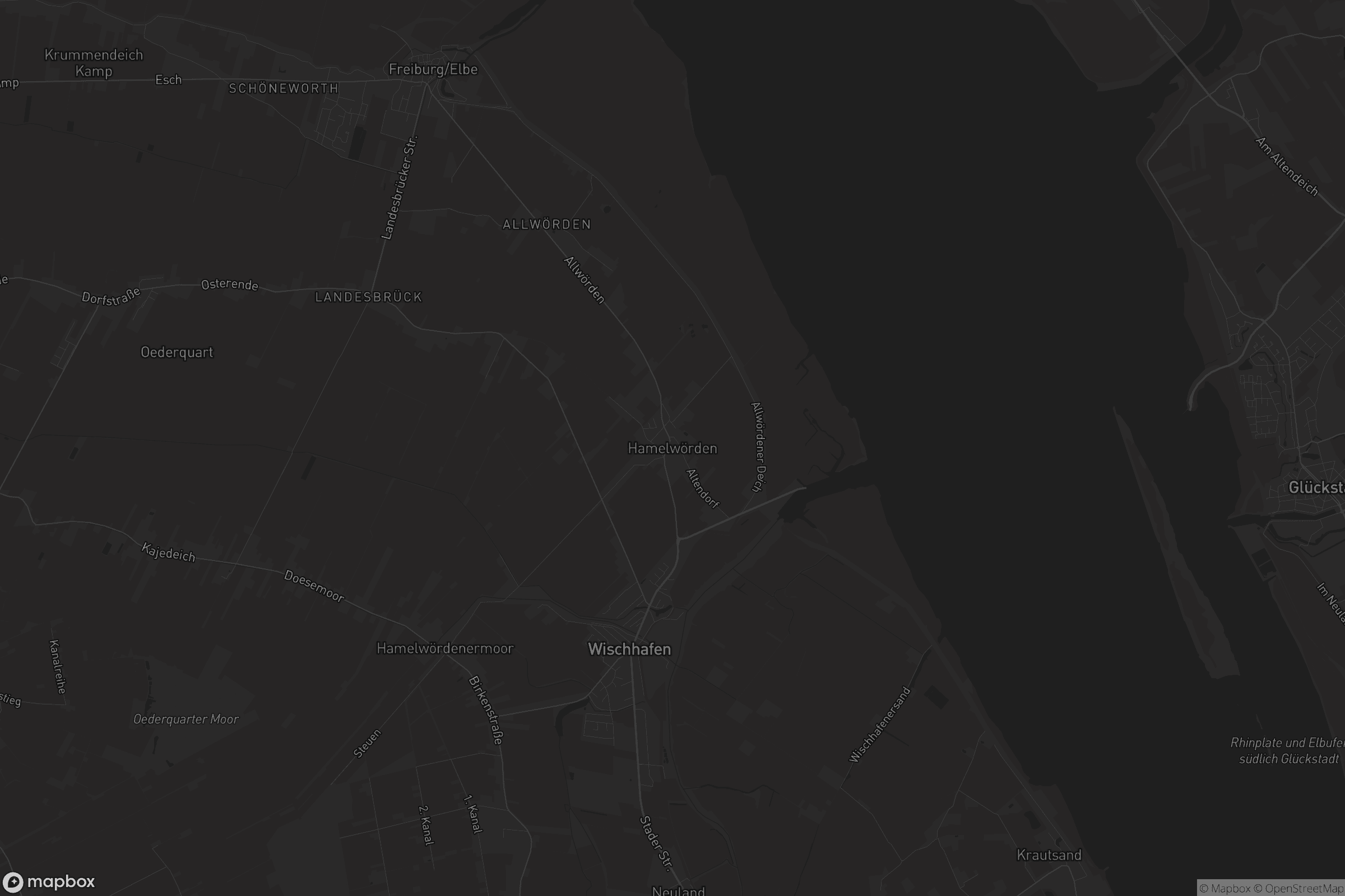 Karte von Hamelwörden