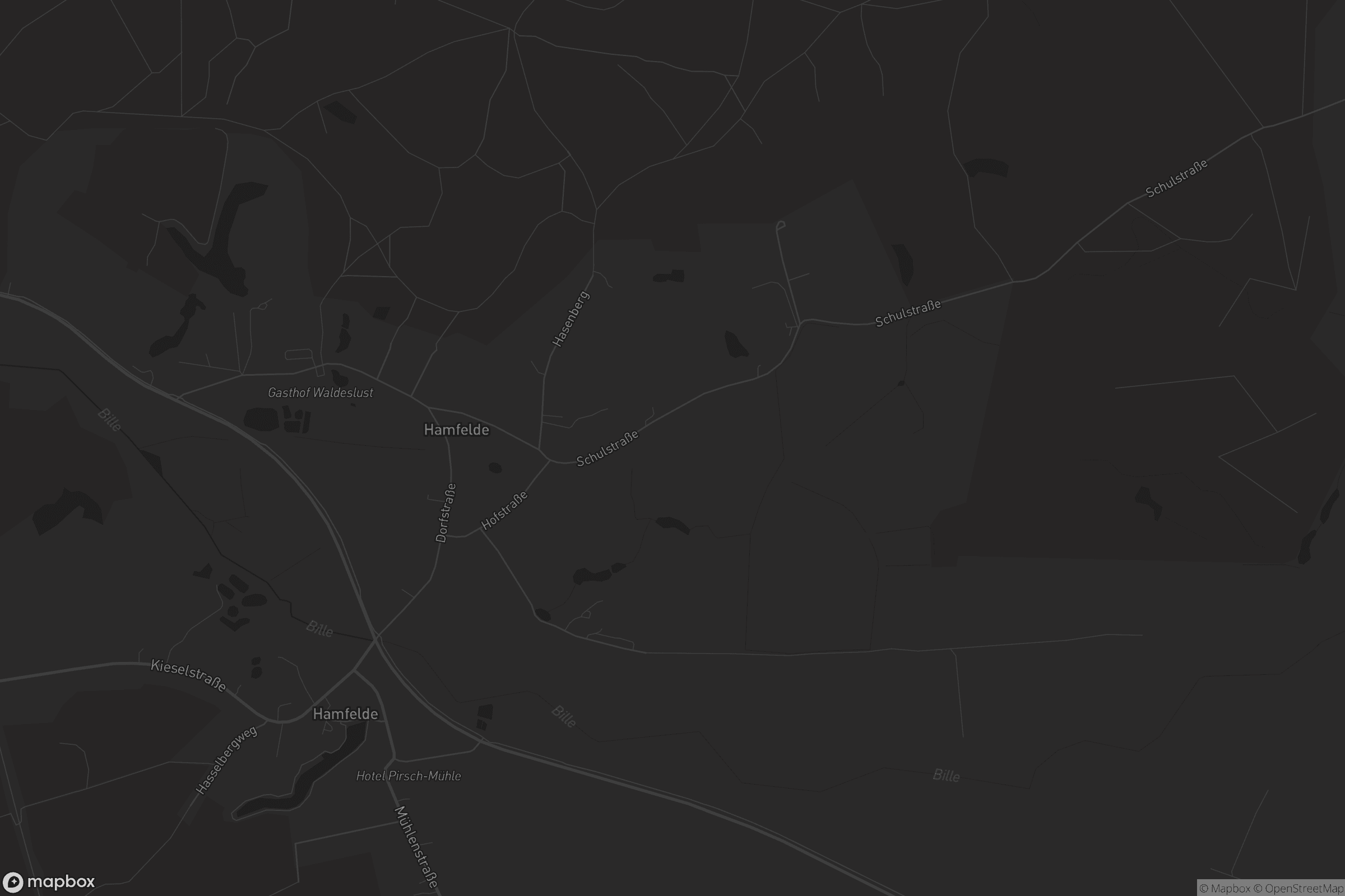 Karte von Hamfelde (Stormarn)