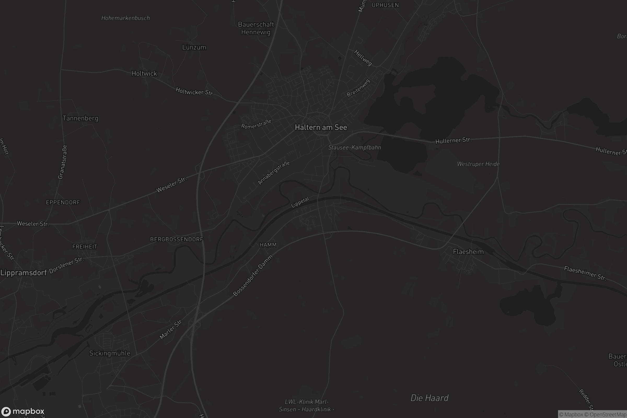 Karte von Hamm-Bossendorf