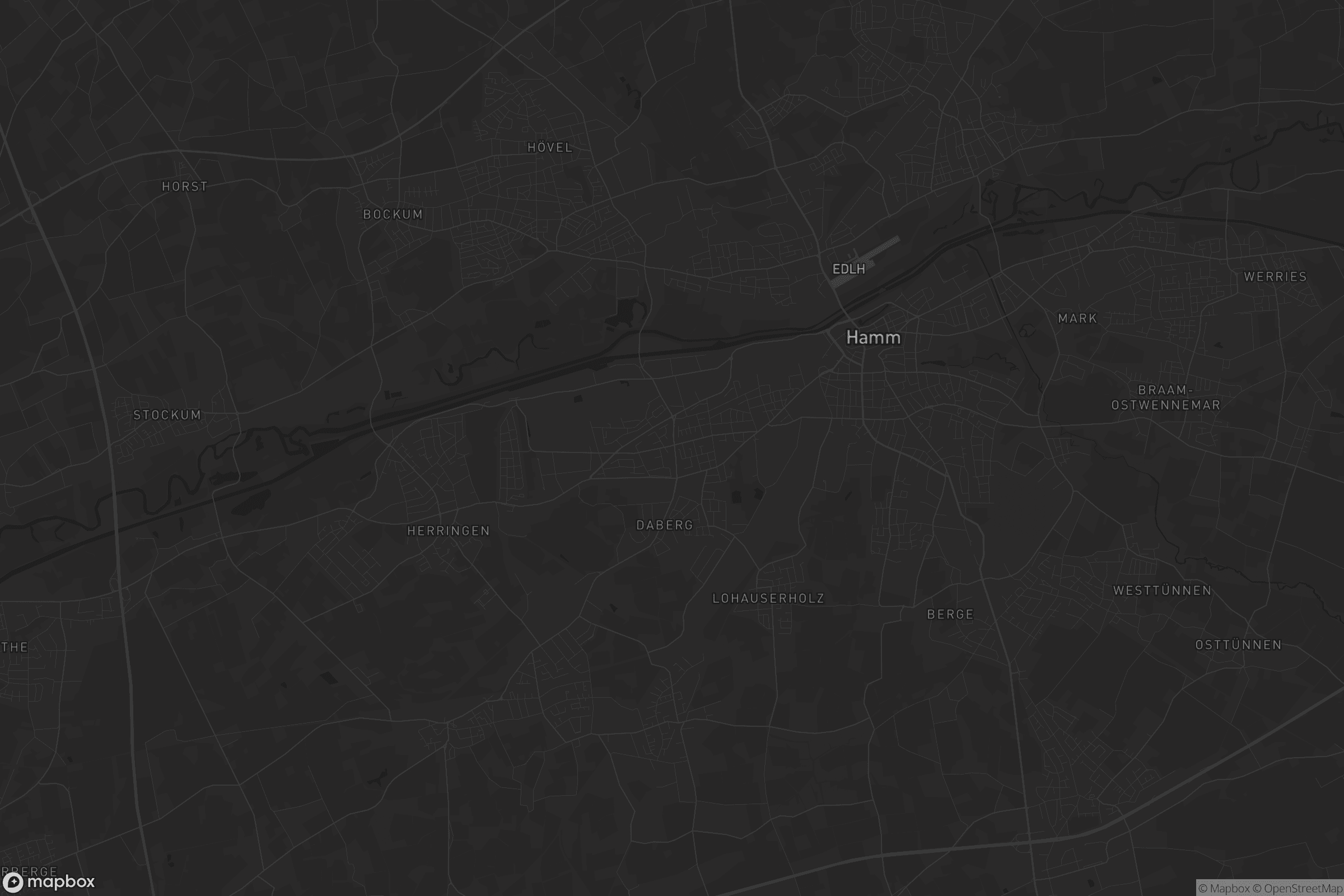 Karte von Hamm-Westen