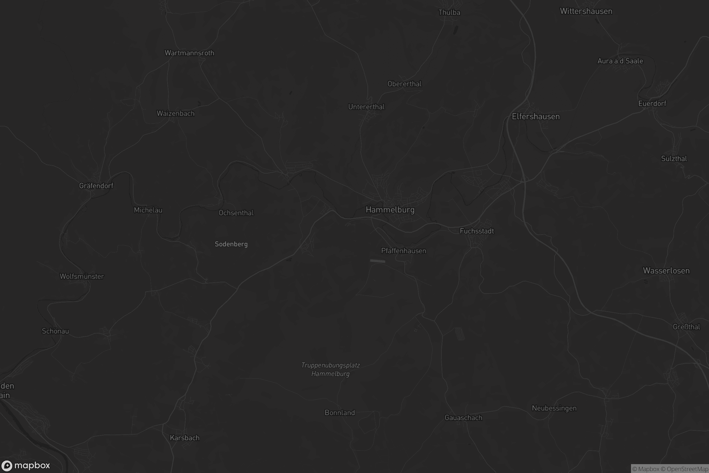 Karte von Hammelburg