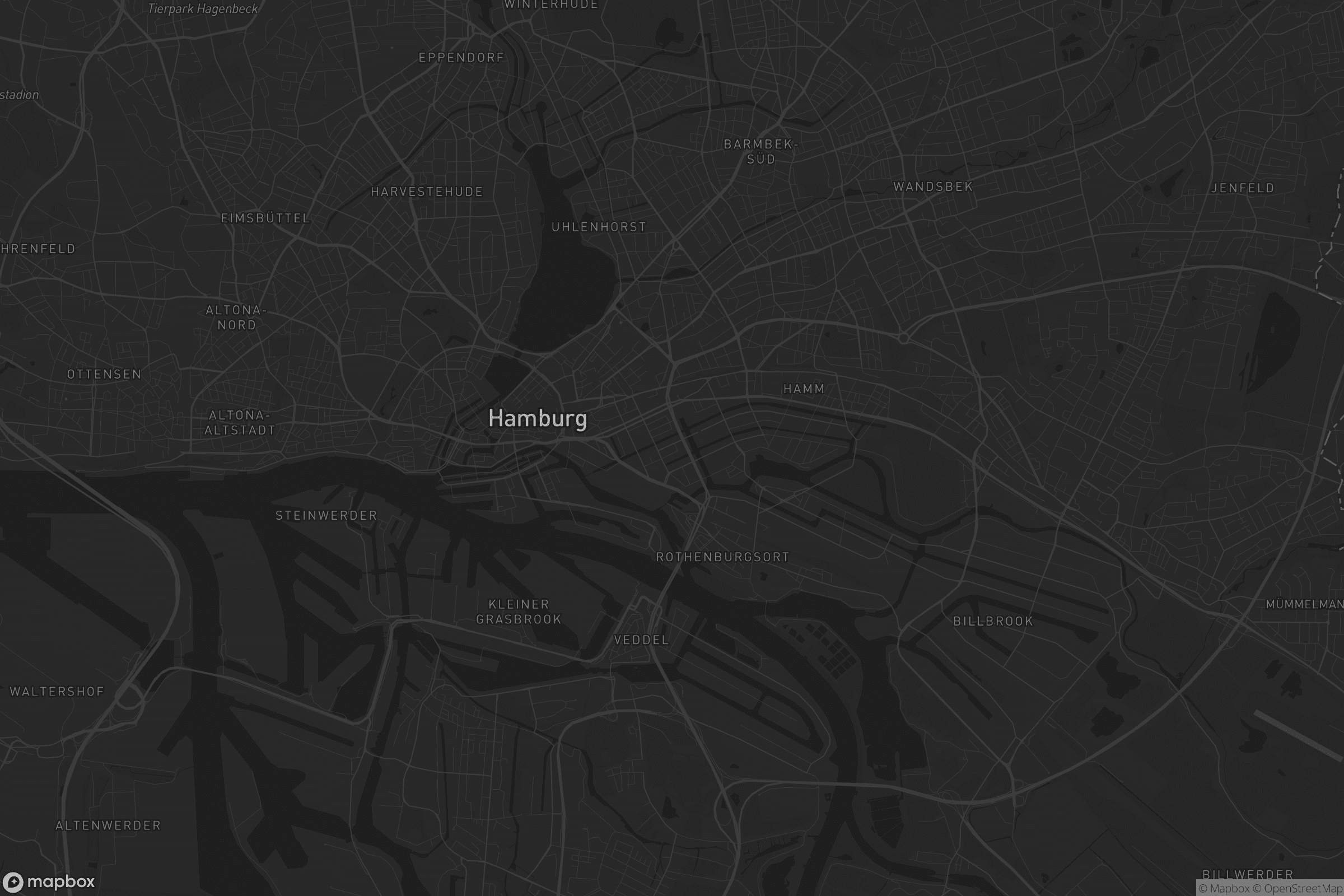 Karte von Hammerbrook