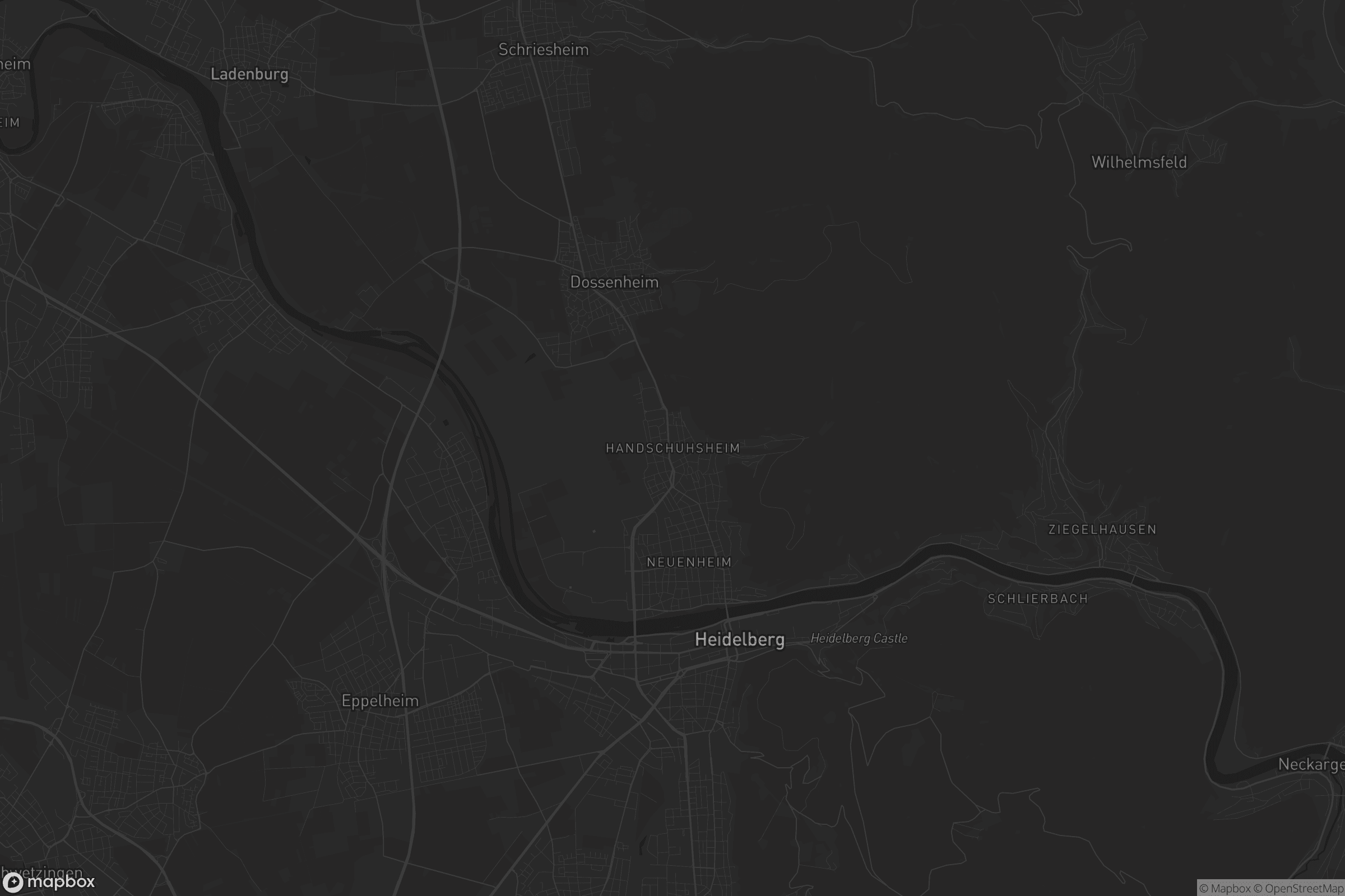 Karte von Handschuhsheim