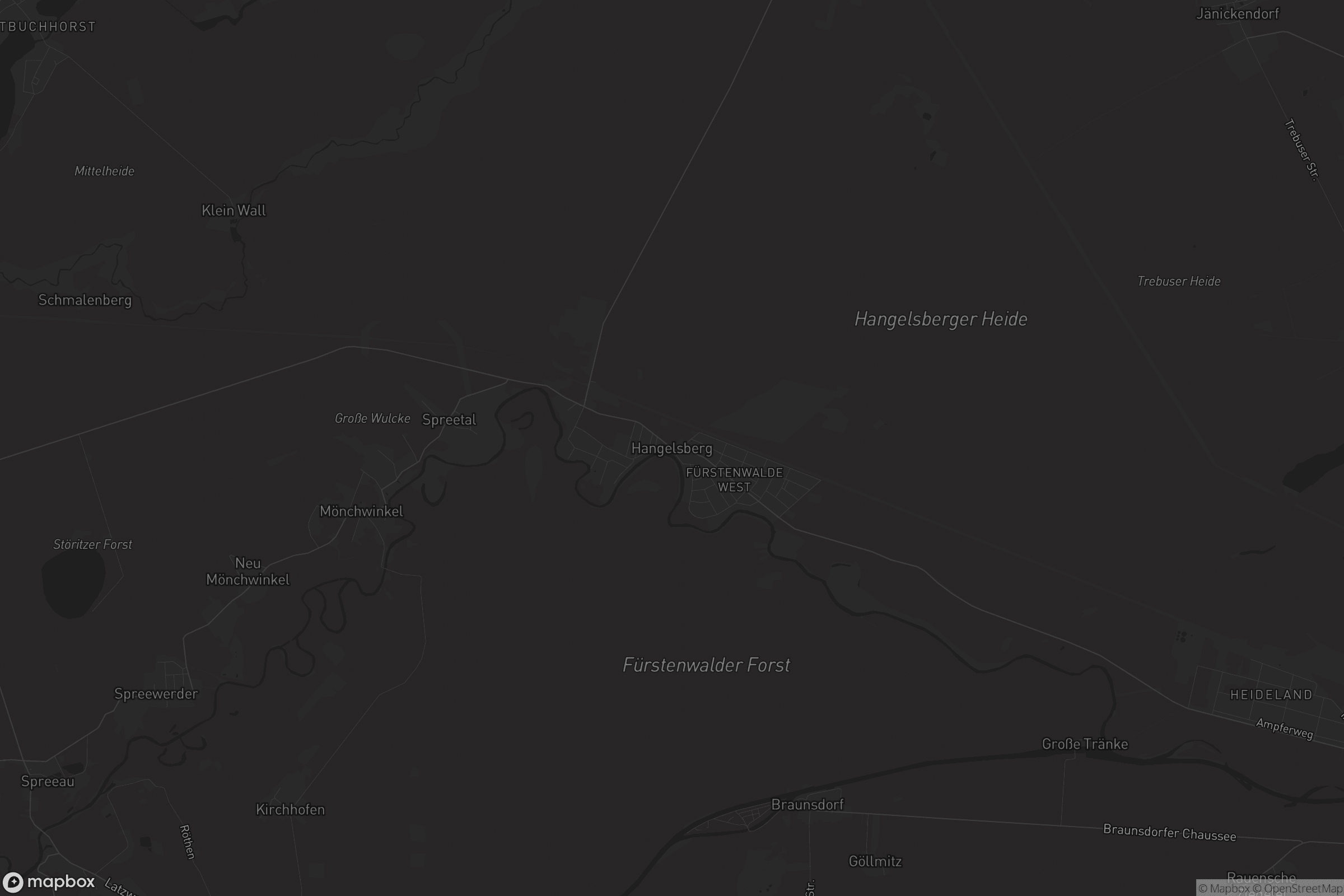 Karte von Hangelsberg