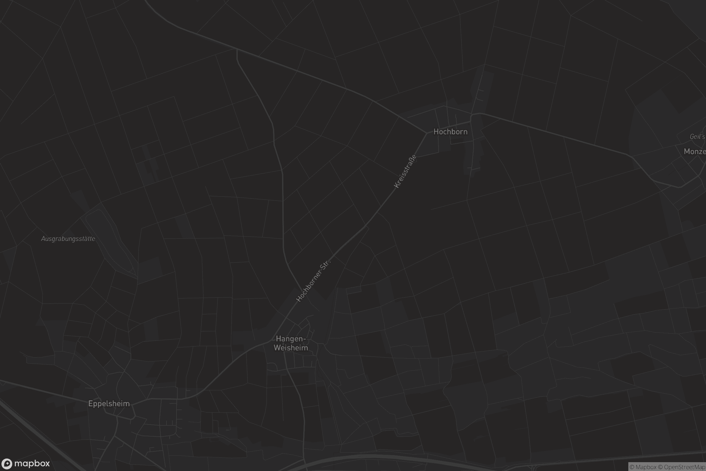 Karte von Hangen-Weisheim