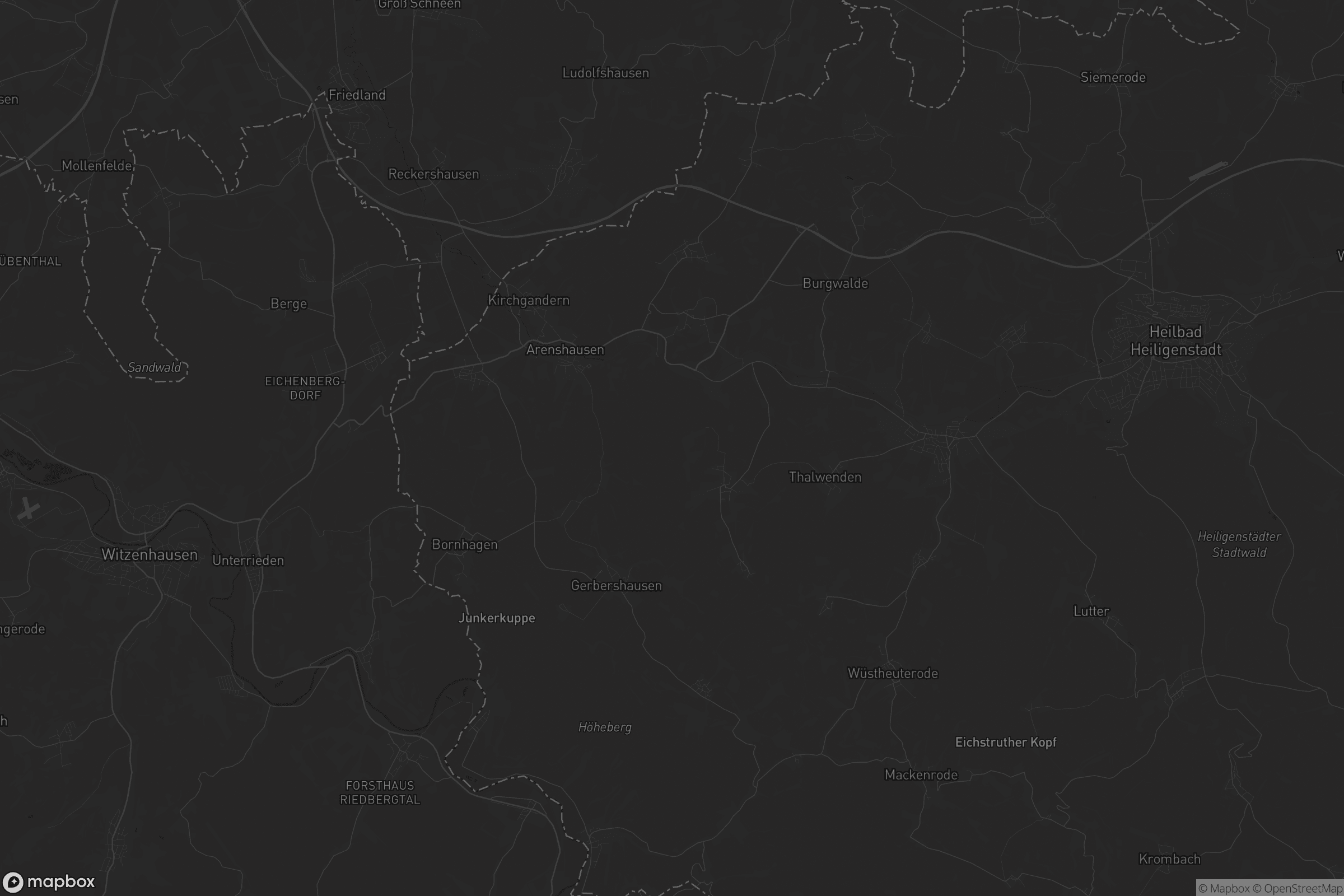 Karte von Hanstein-Rusteberg