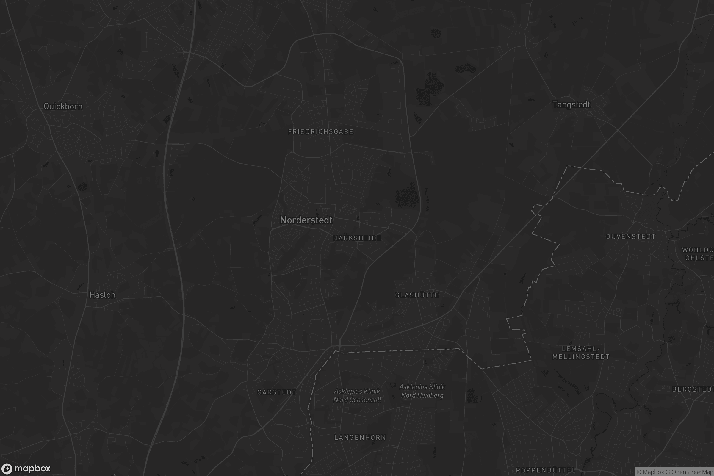 Karte von Harksheide