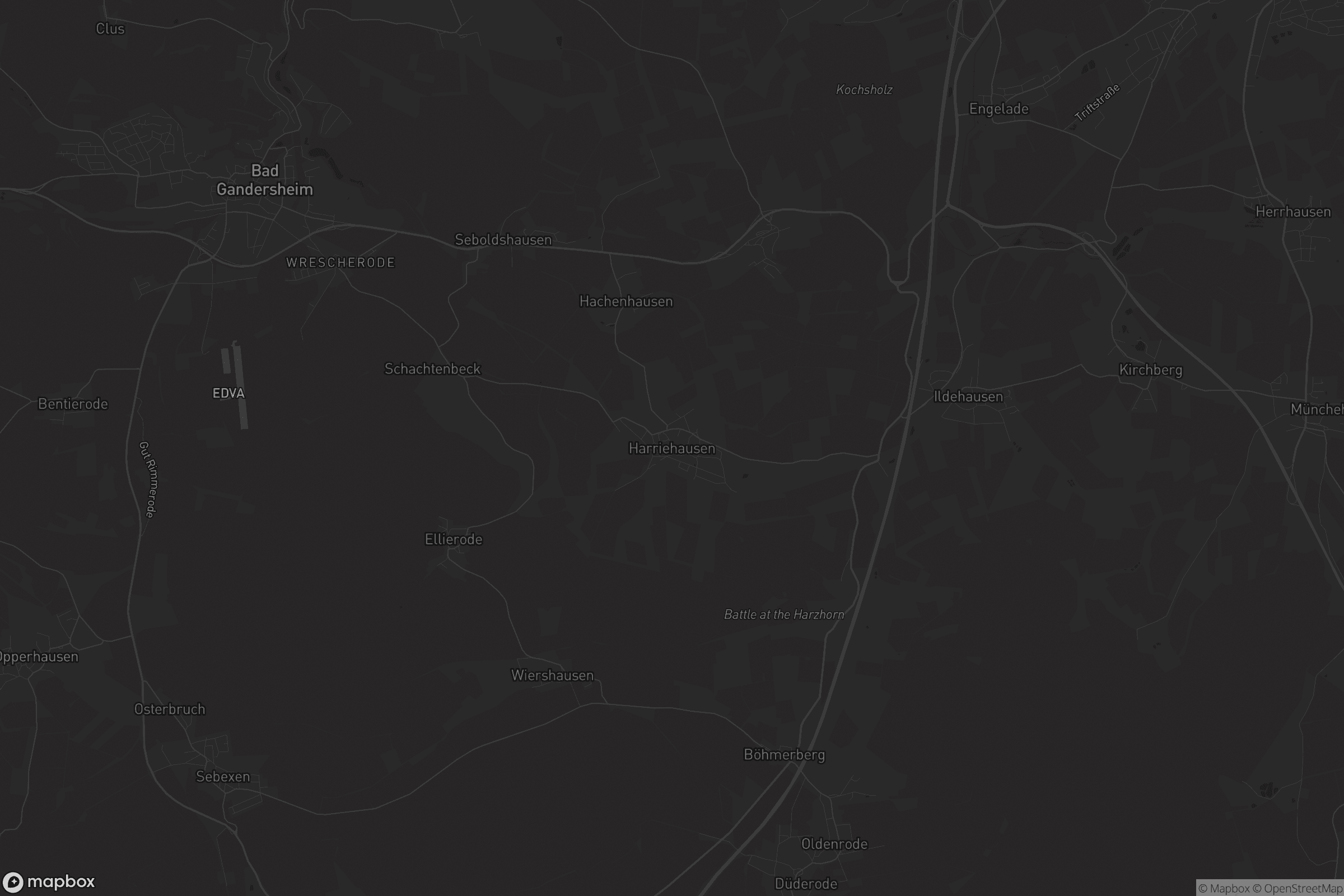 Karte von Harriehausen