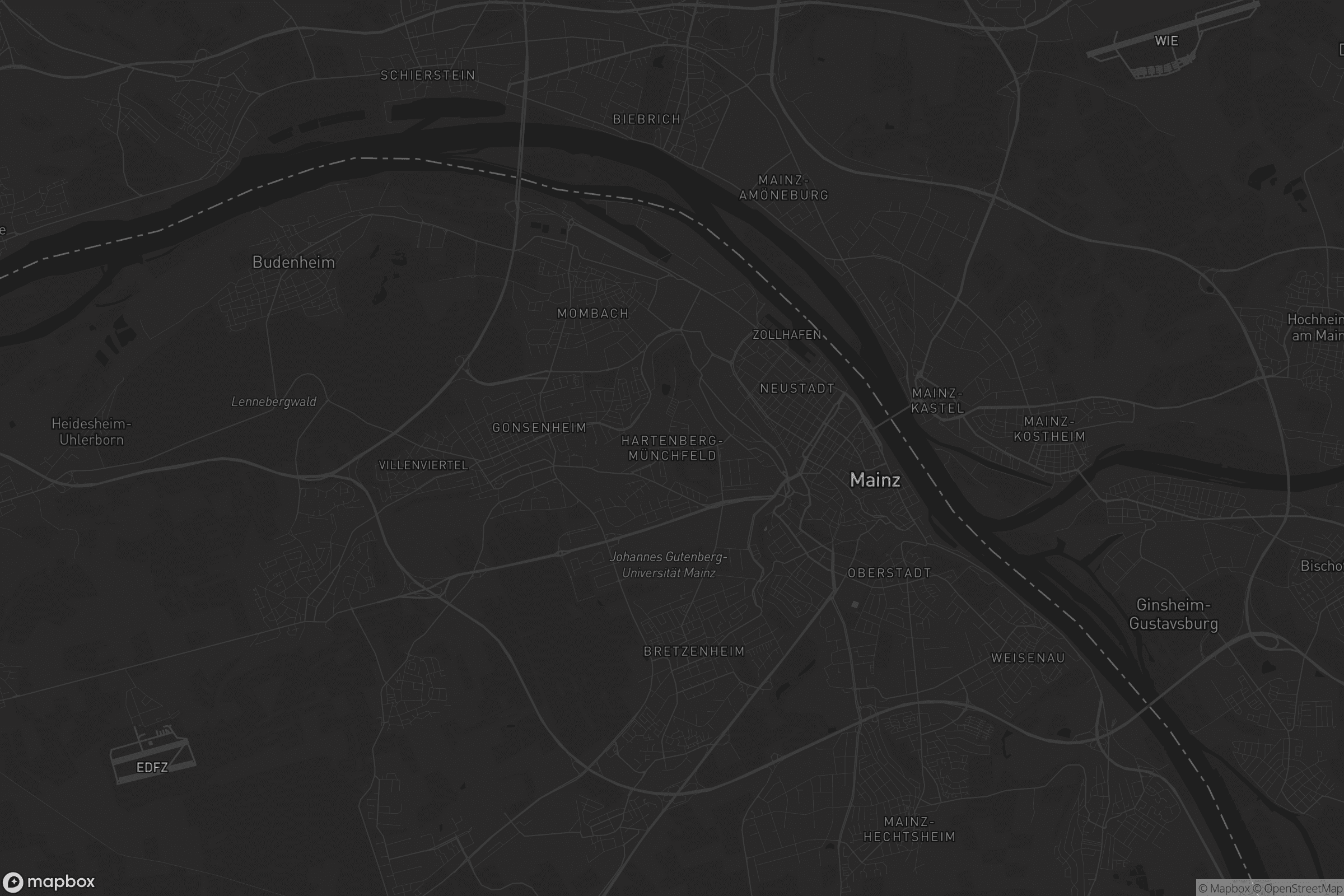 Karte von Hartenberg-Münchfeld