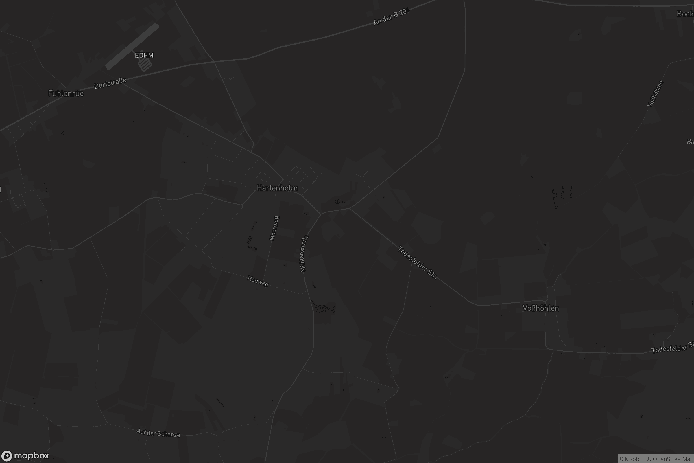 Karte von Hartenholm