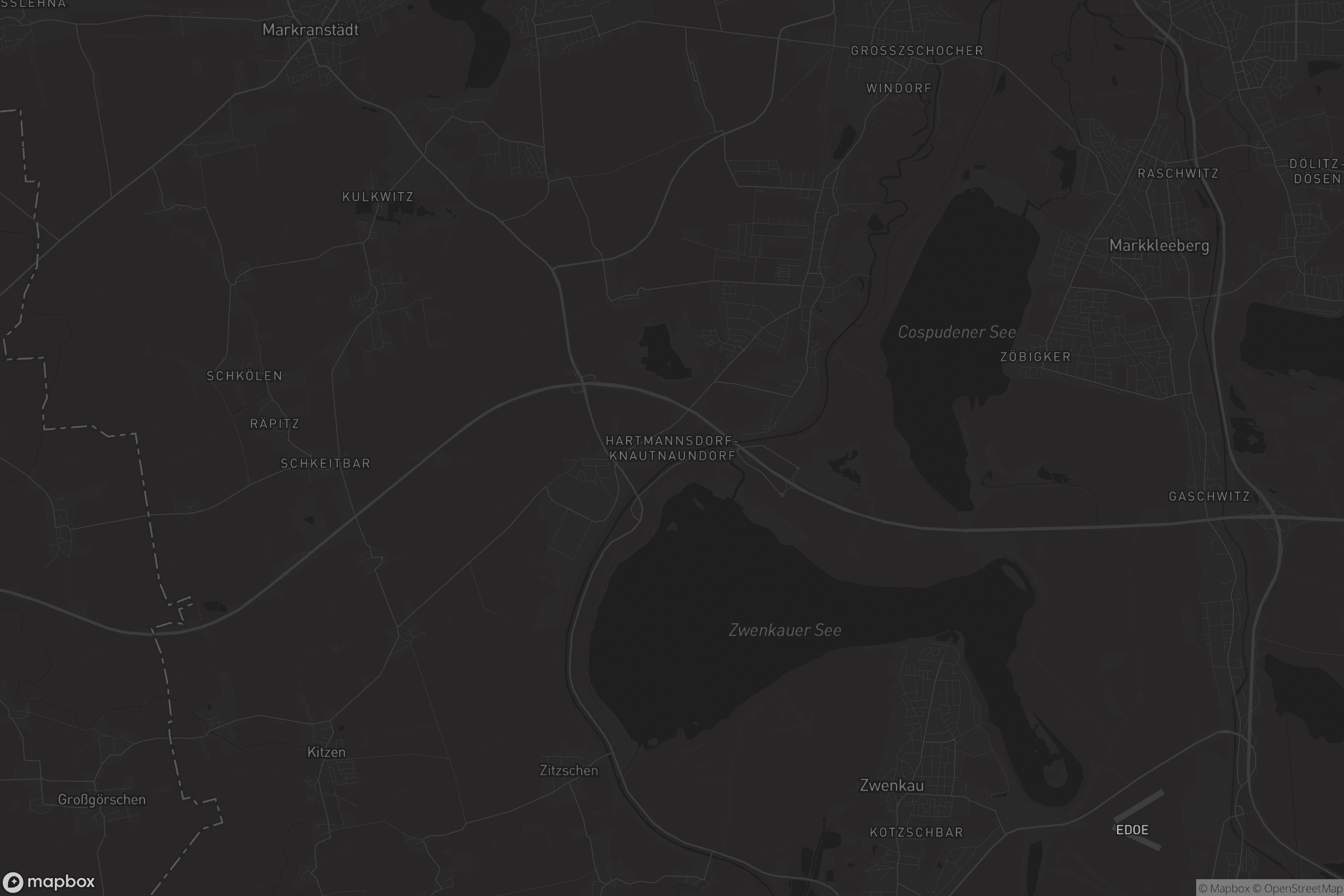 Karte von Hartmannsdorf-Knautnaundorf