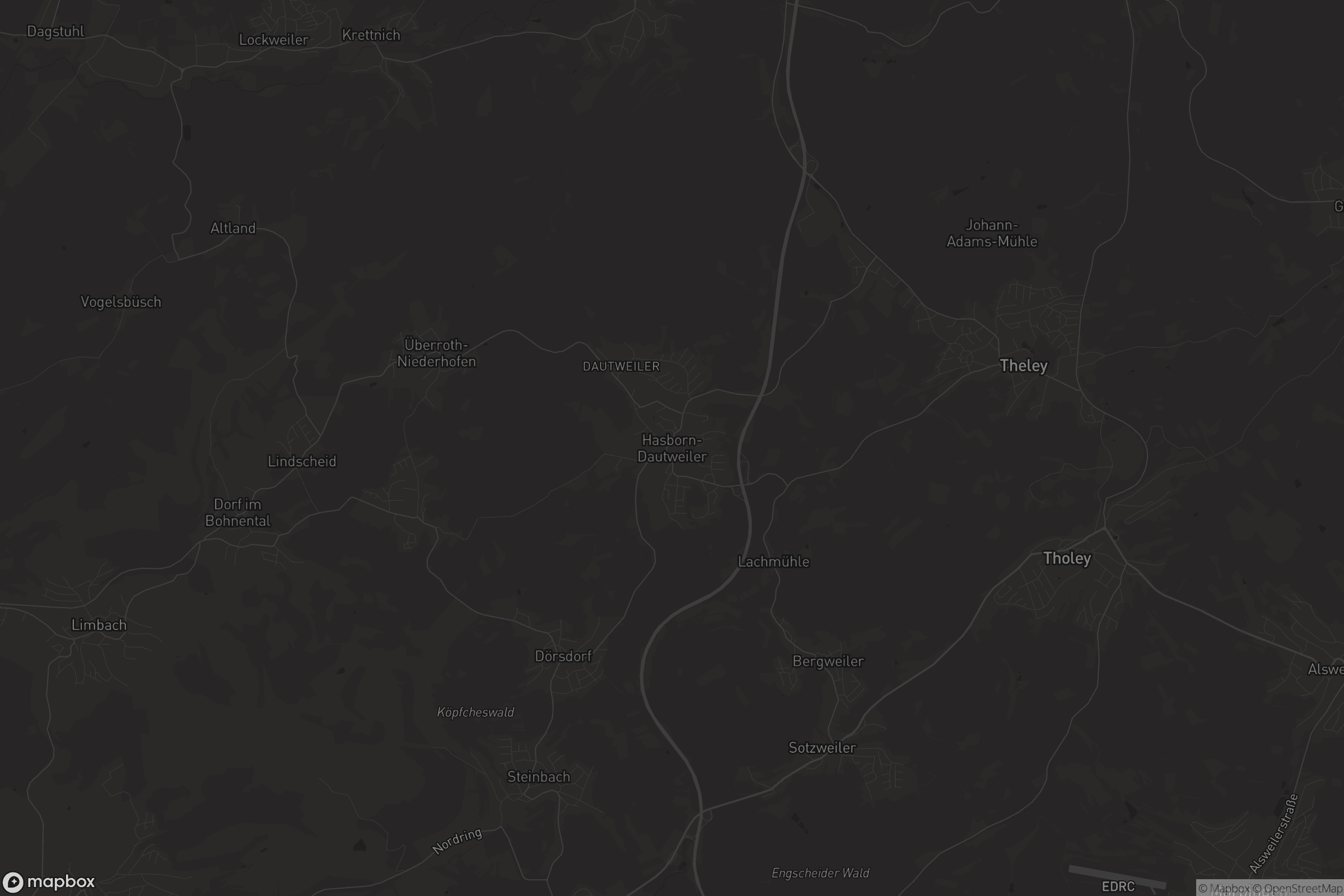 Karte von Hasborn-Dautweiler