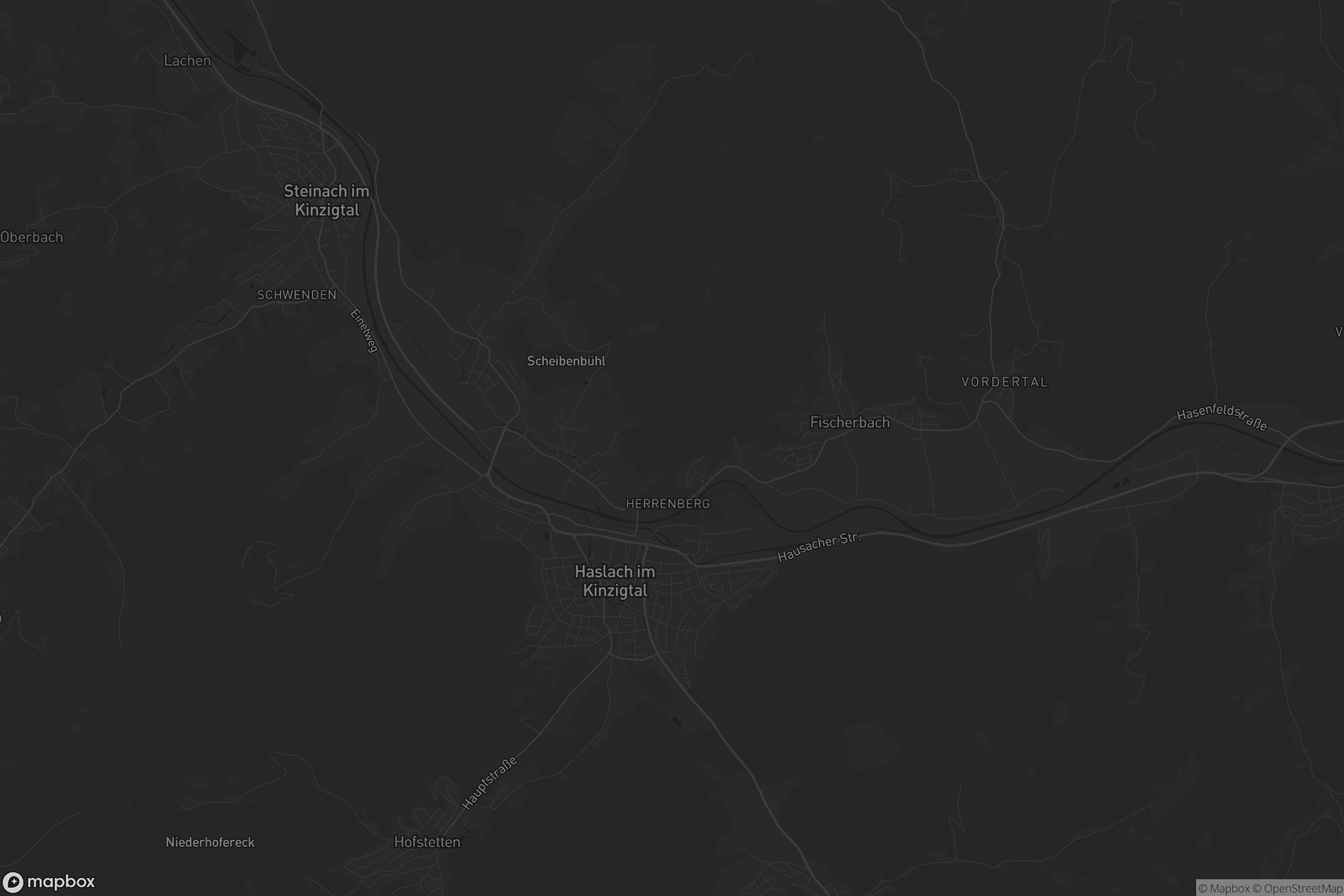 Karte von Haslach im Kinzigtal