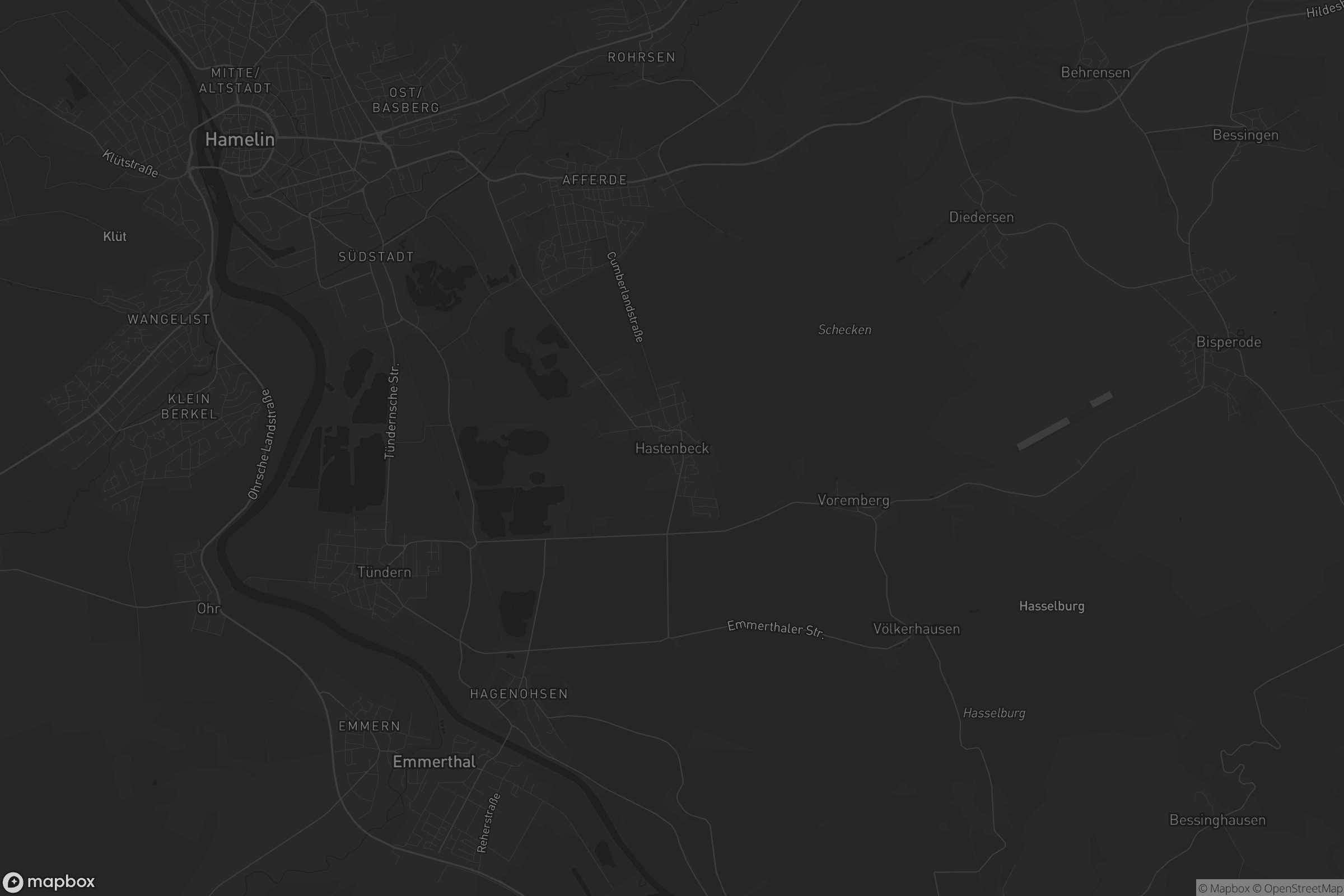 Karte von Hastenbeck