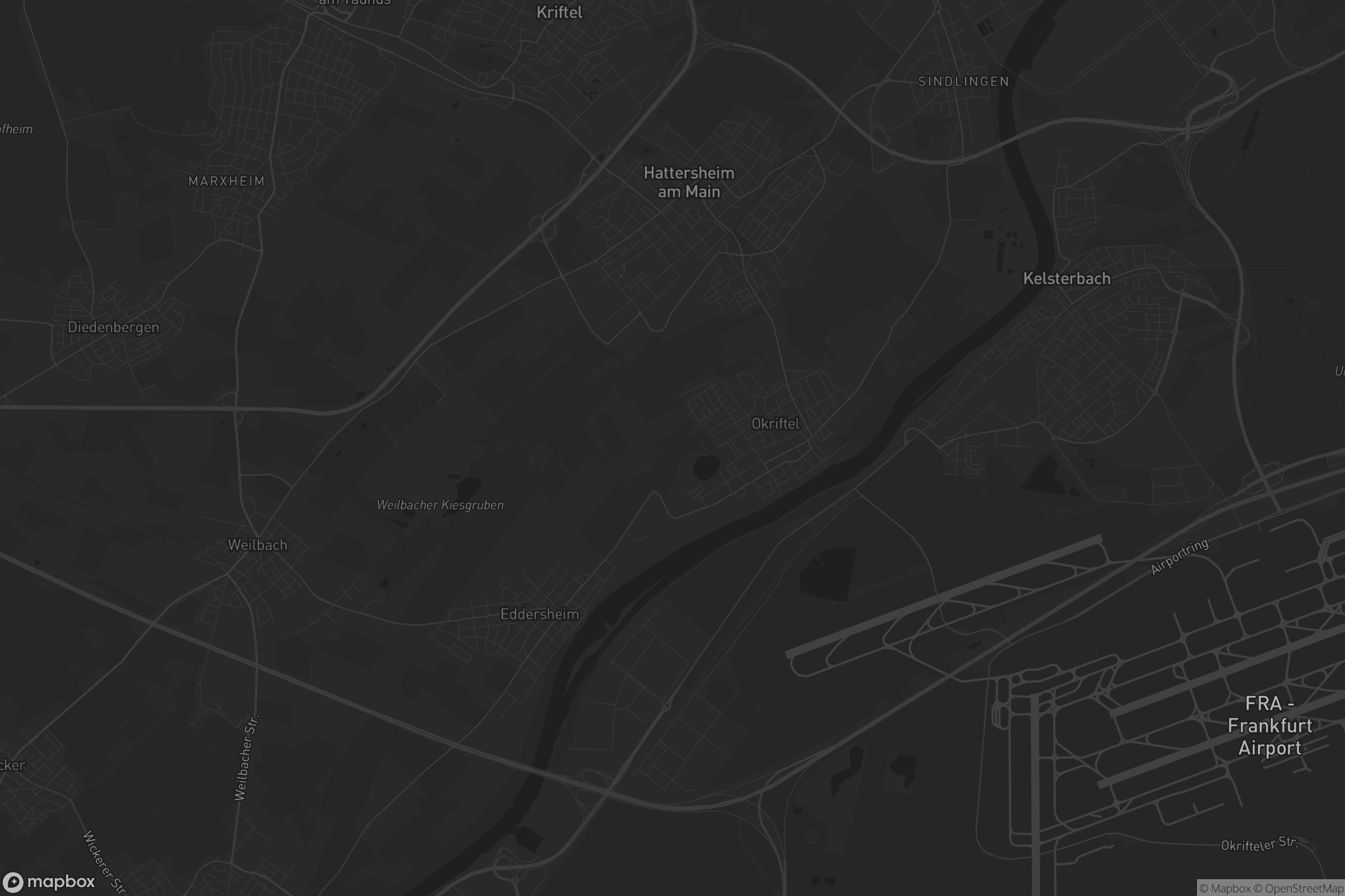 Karte von Hattersheim am Main