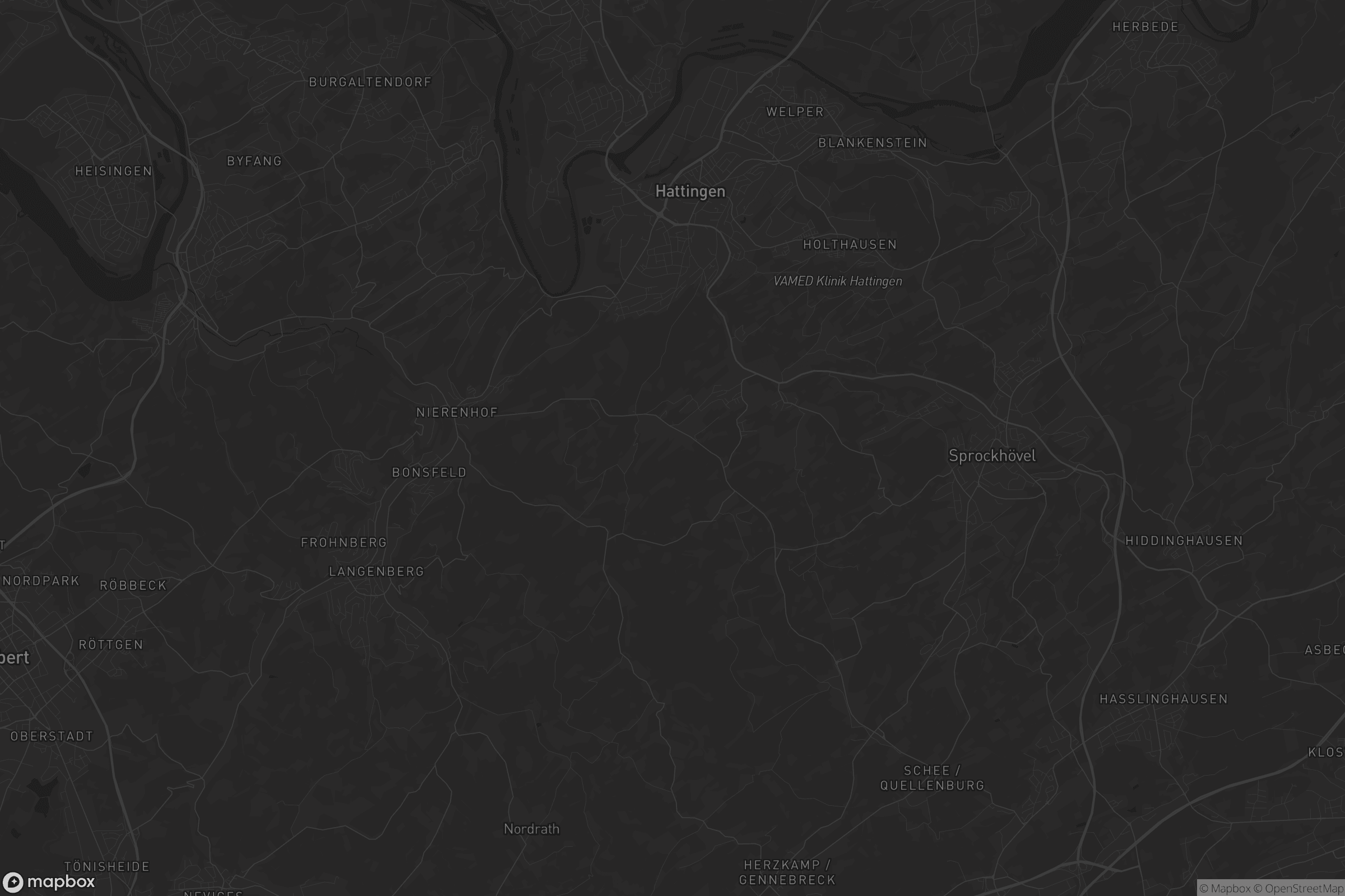 Karte von Hattingen