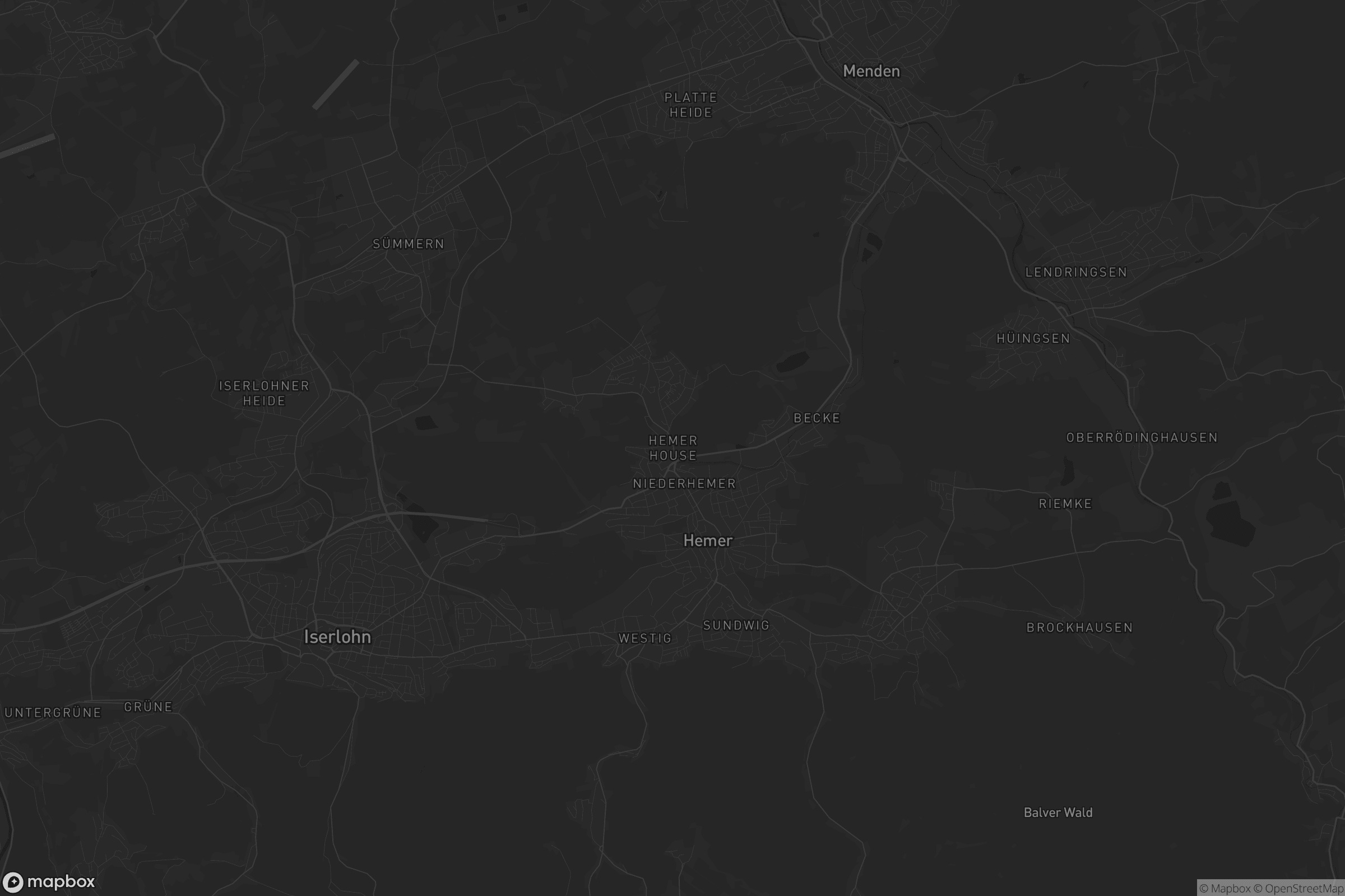 Karte von Haus Hemer