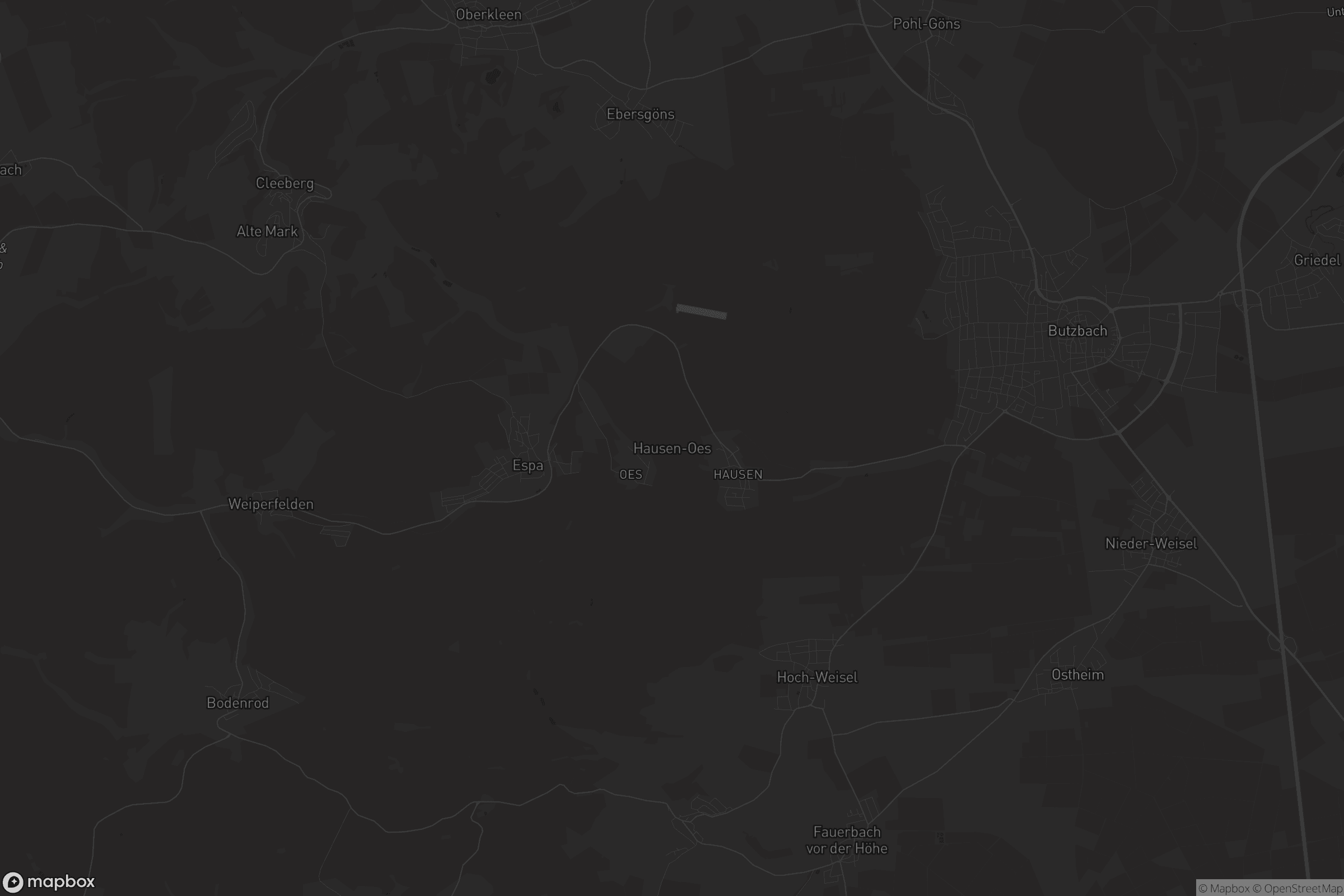 Karte von Hausen-Oes