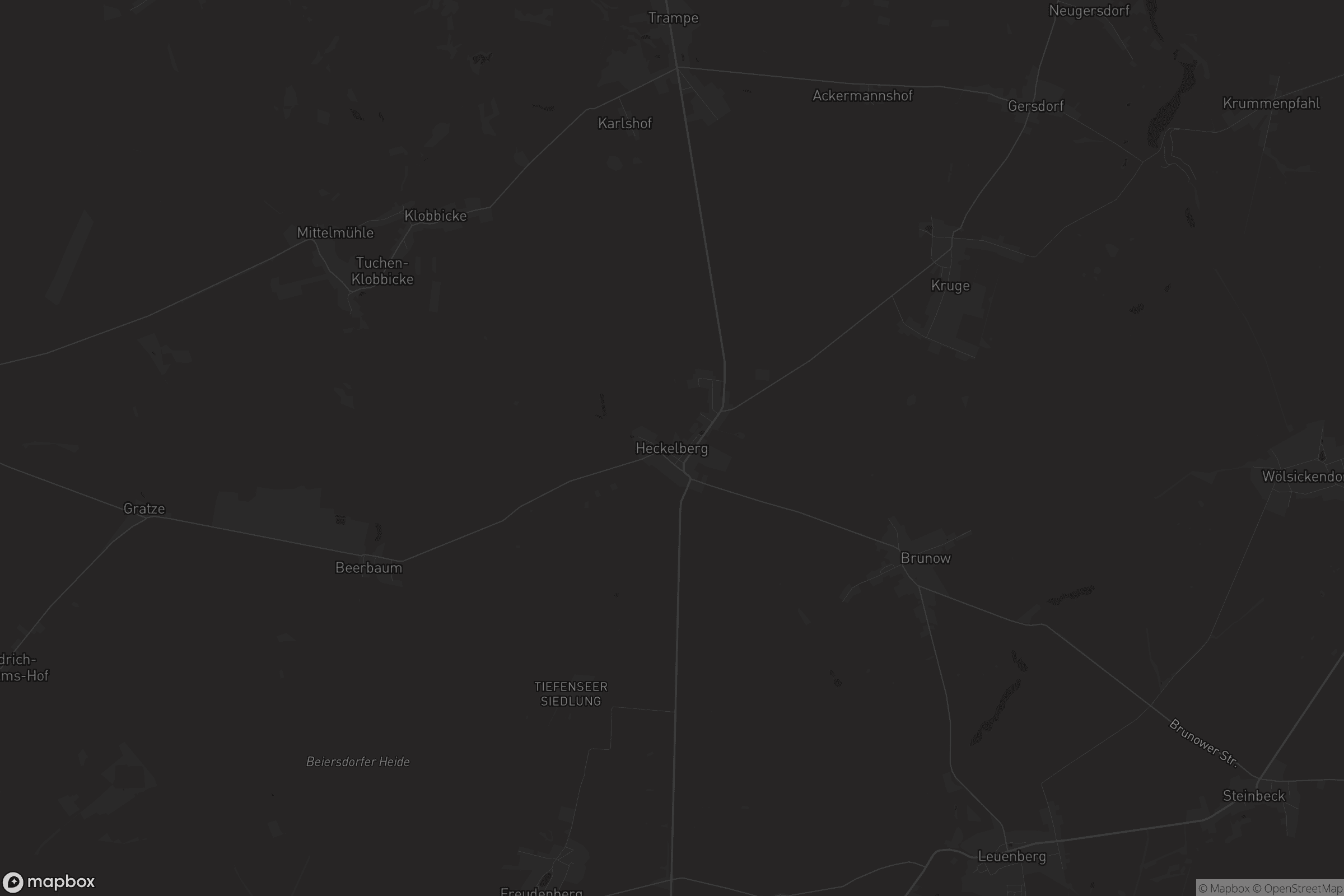 Karte von Heckelberg