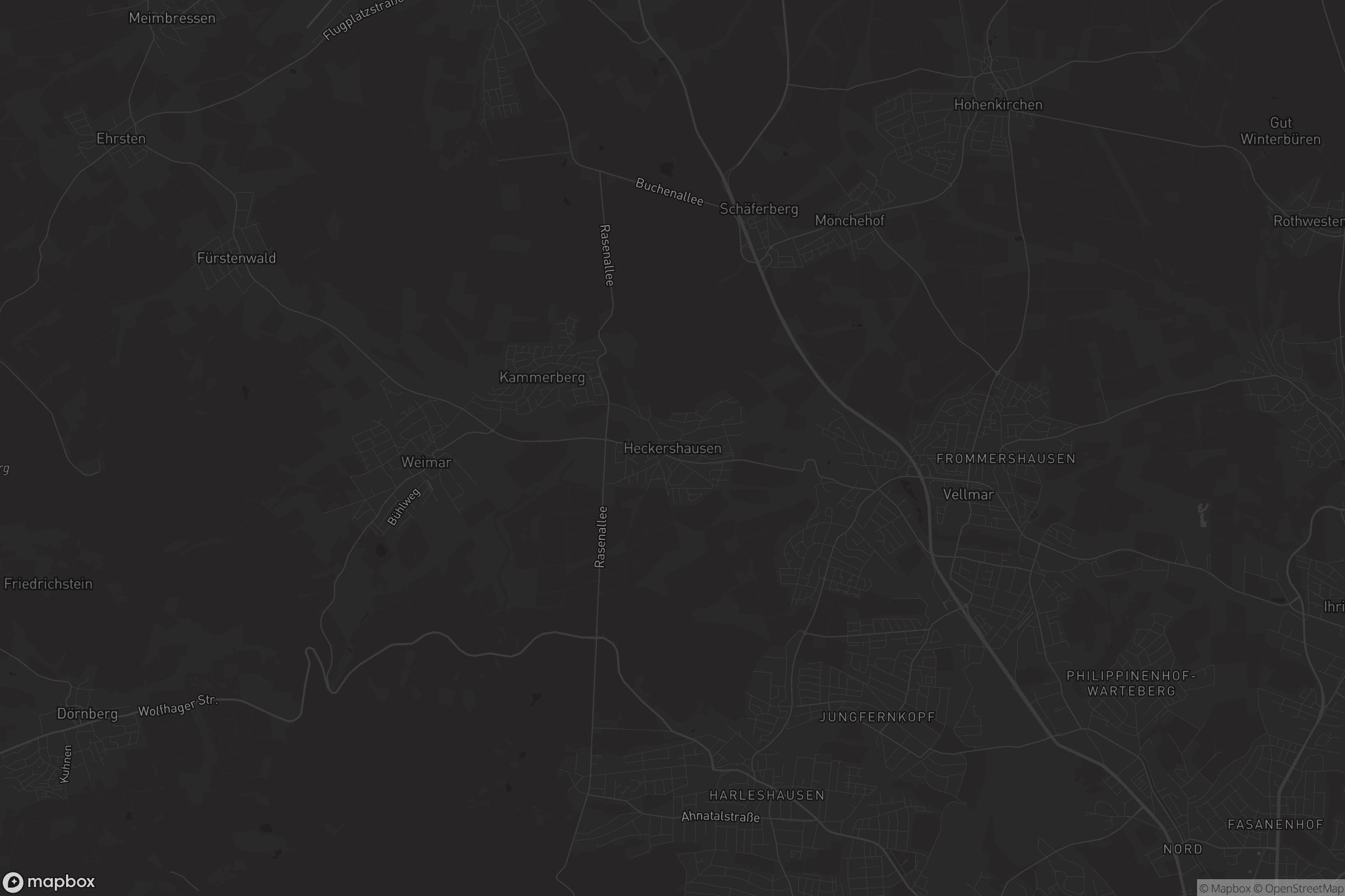 Karte von Heckershausen