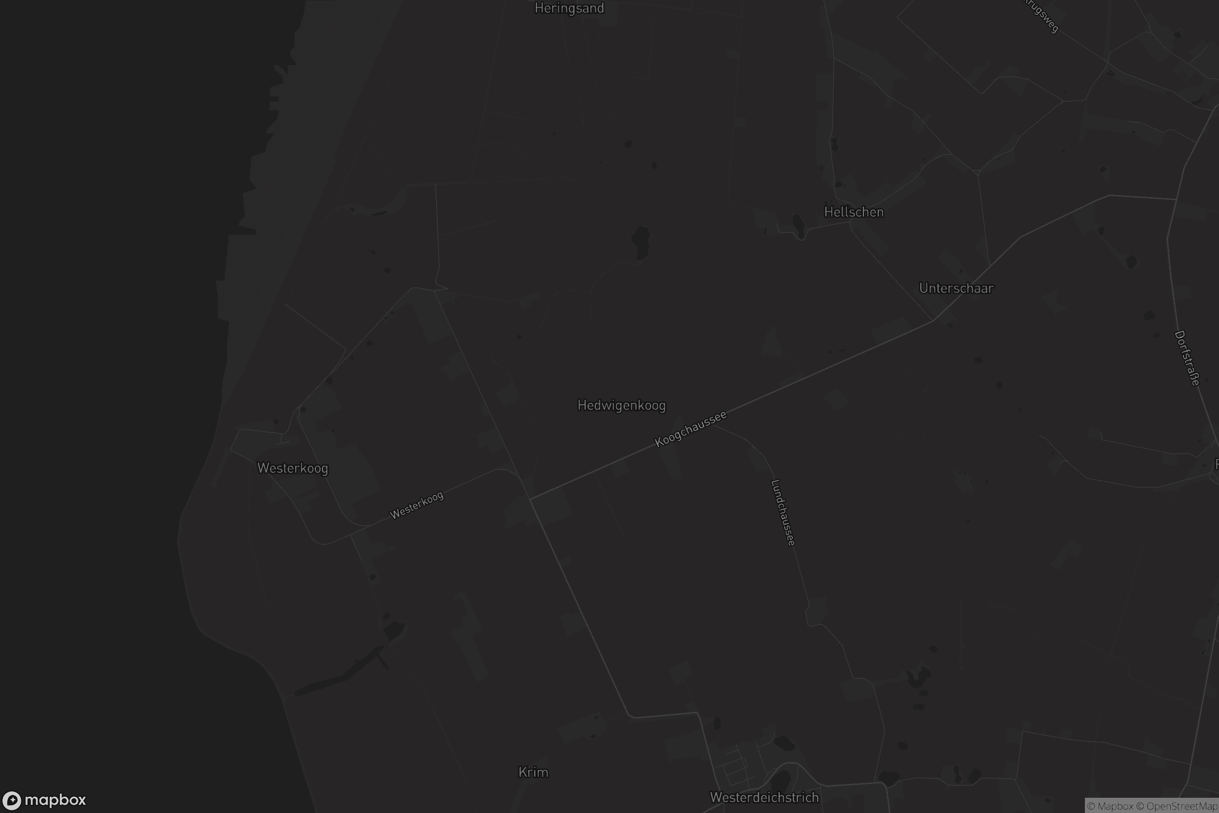 Karte von Hedwigenkoog