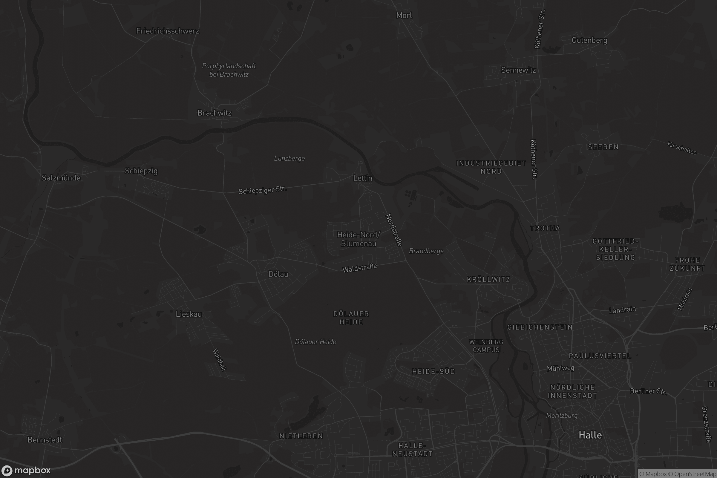 Karte von Heide-Nord/Blumenau