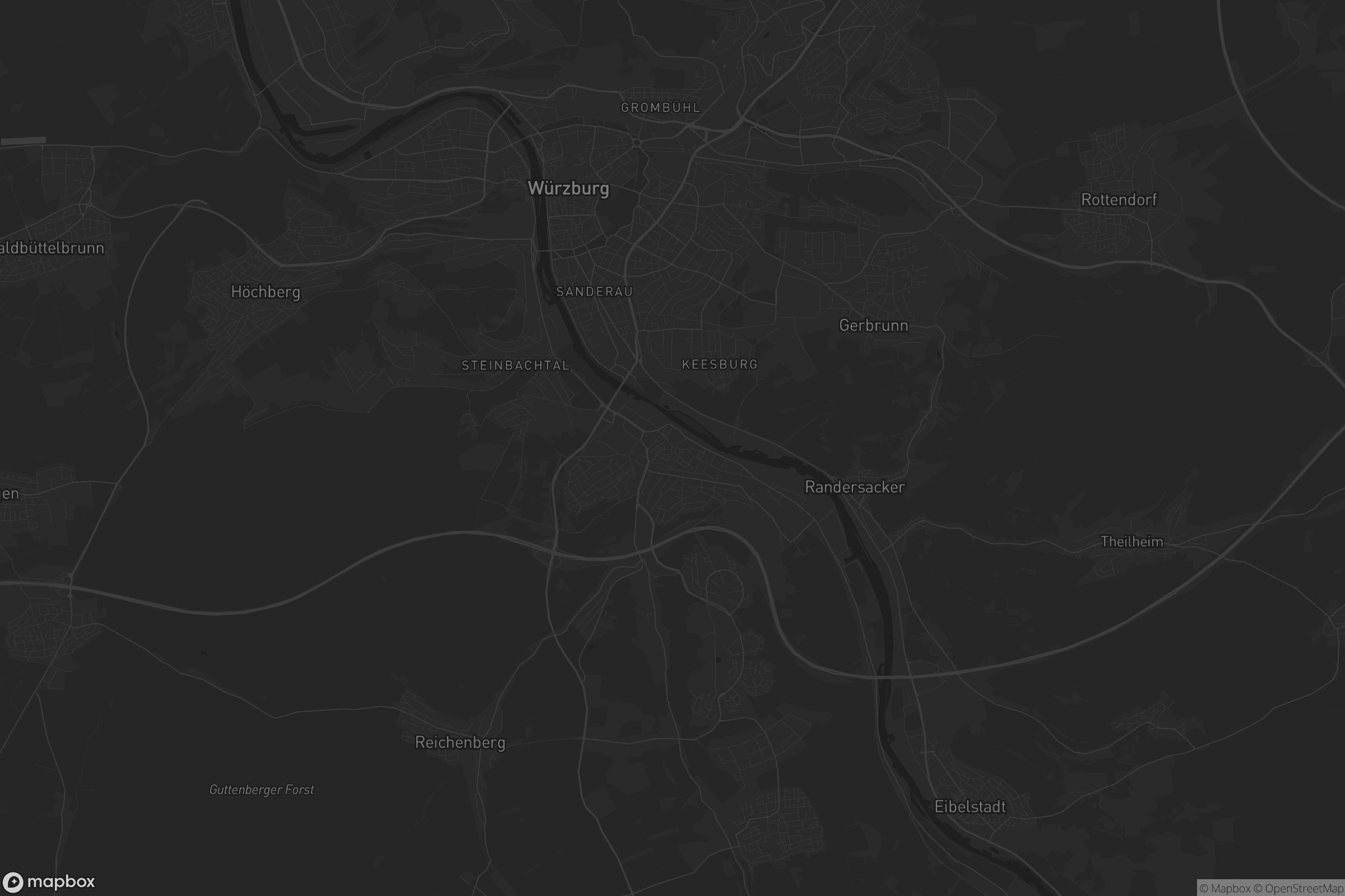 Karte von Heidingsfeld