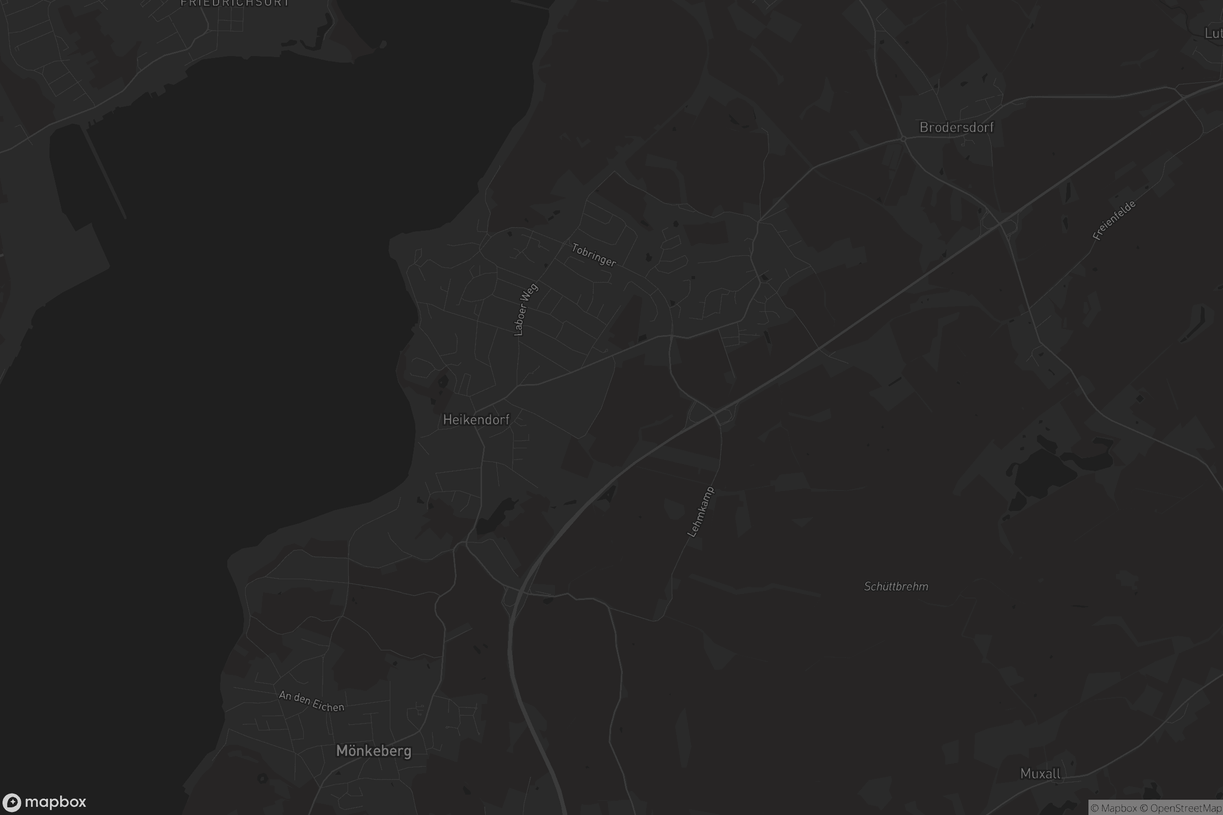 Karte von Heikendorf