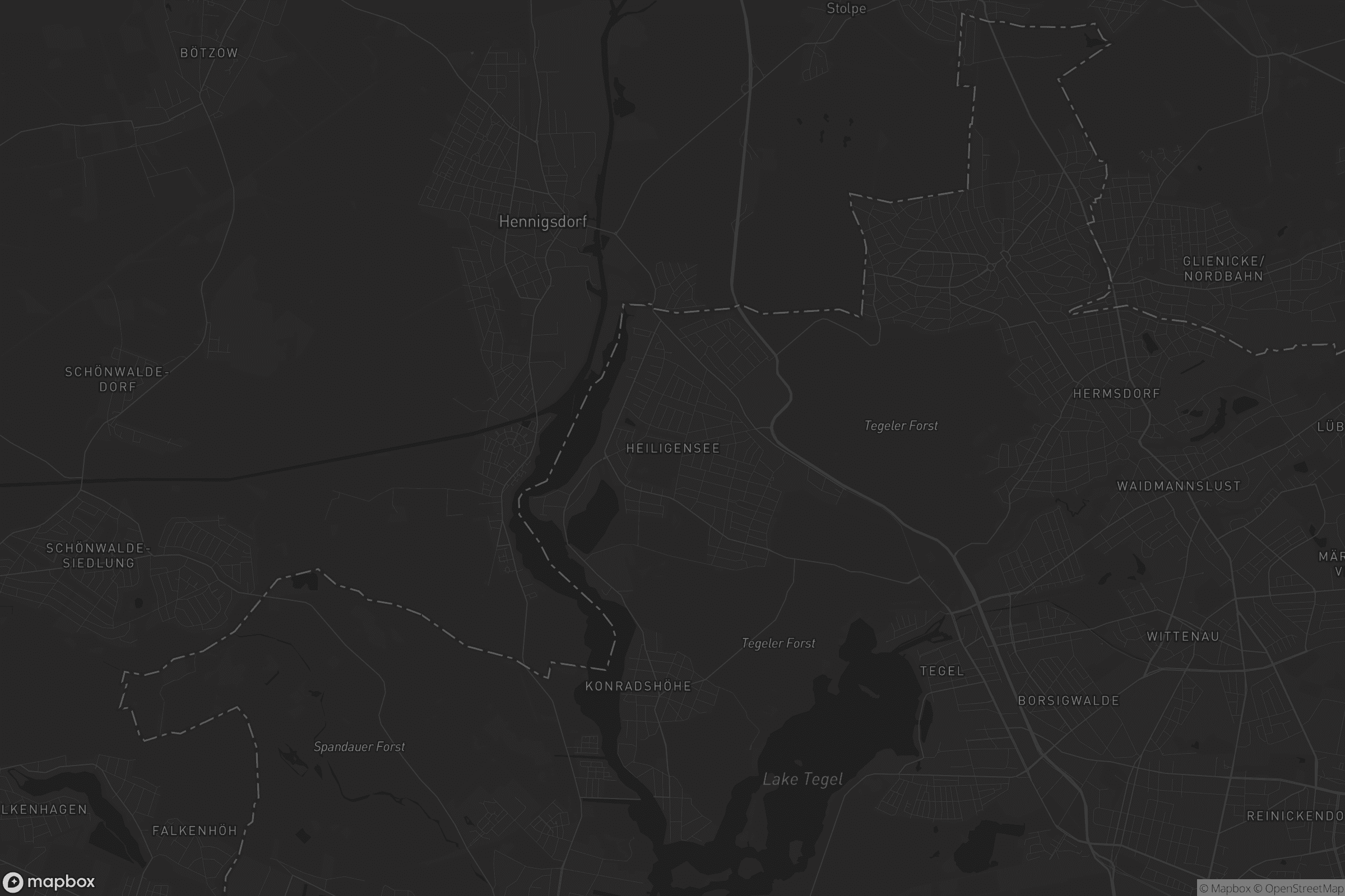 Karte von Heiligensee