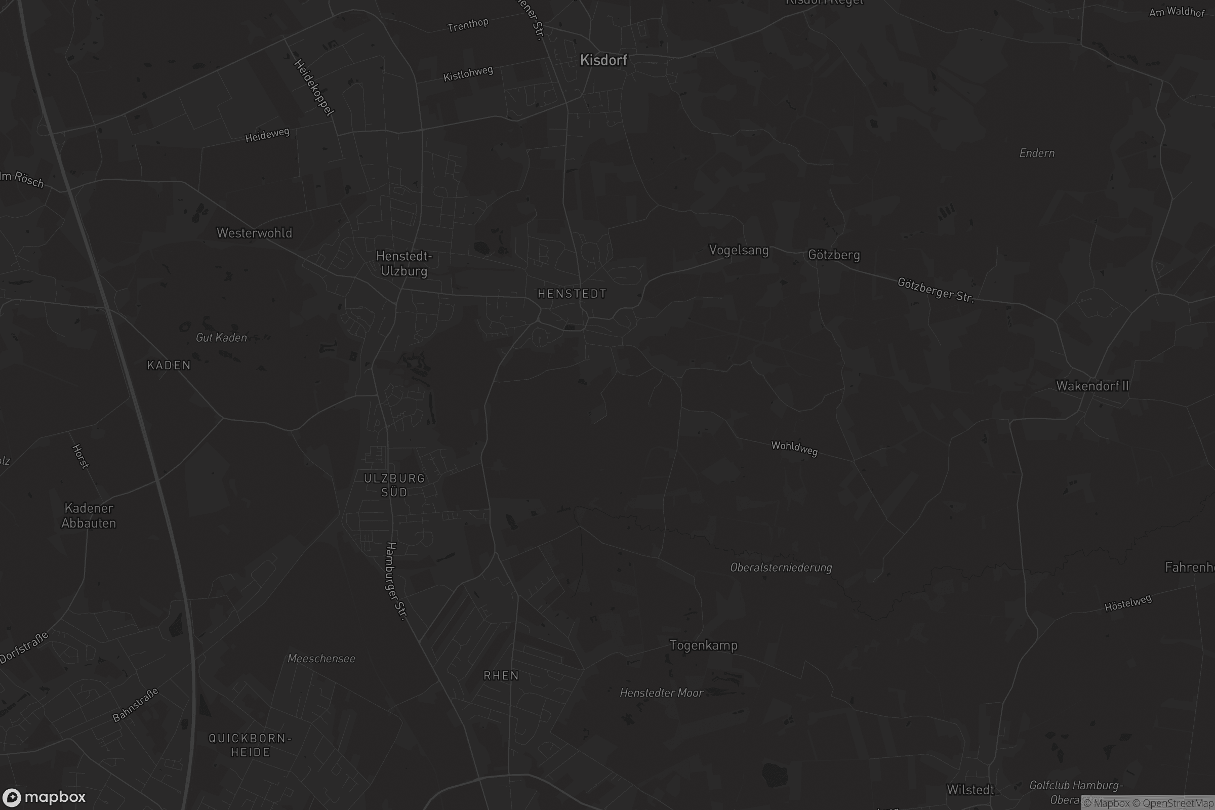 Karte von Henstedt-Ulzburg