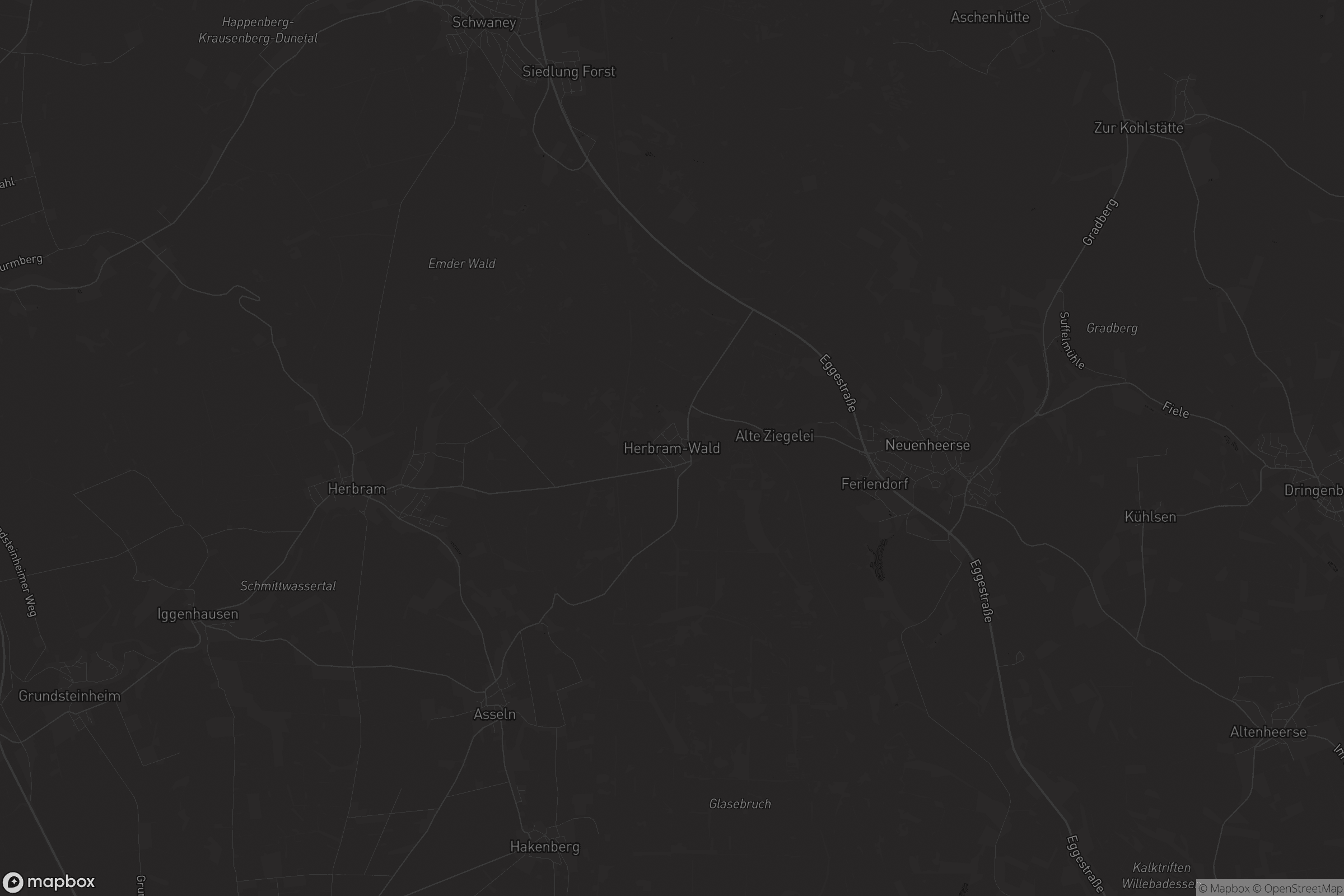 Karte von Herbram-Wald