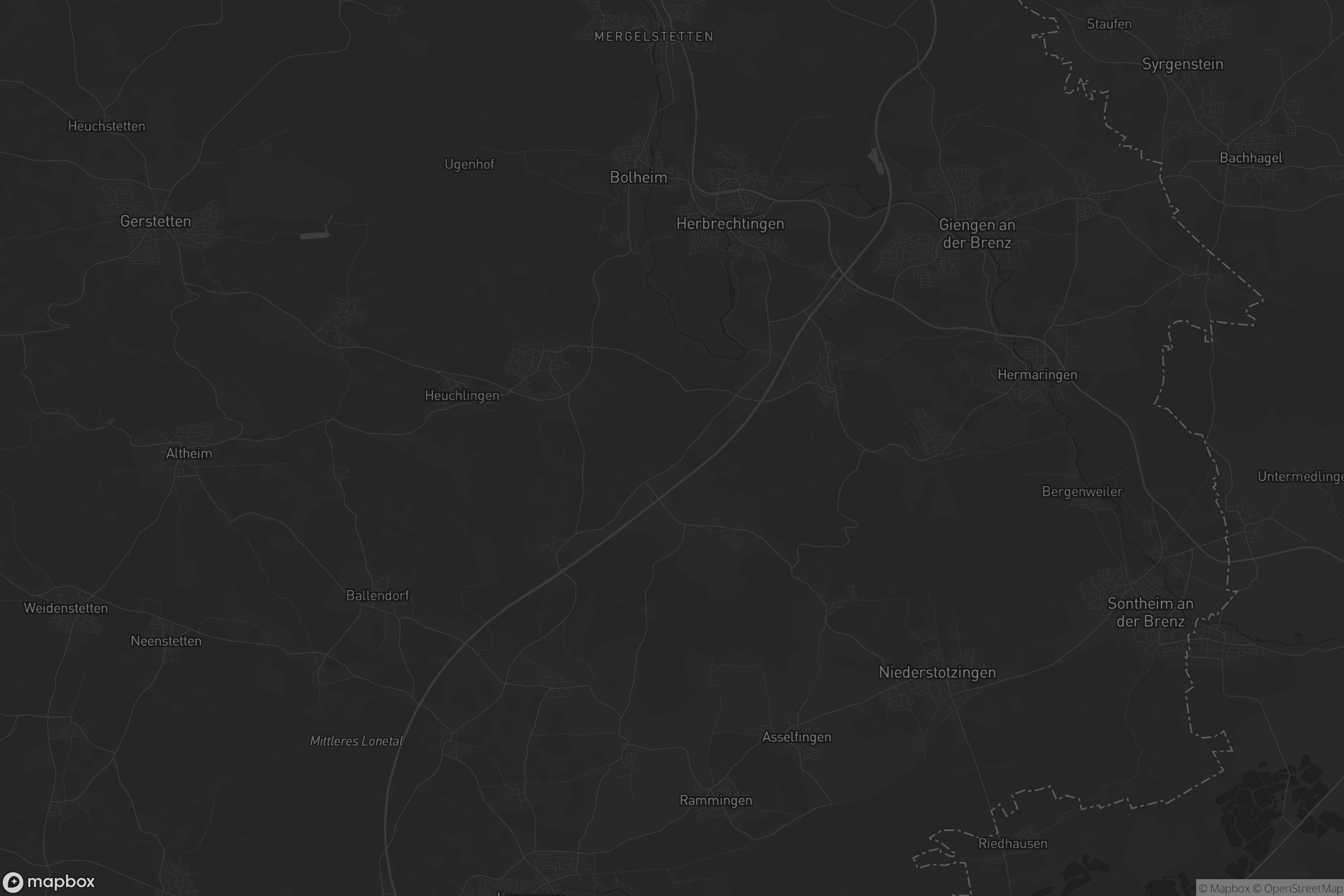 Karte von Herbrechtingen