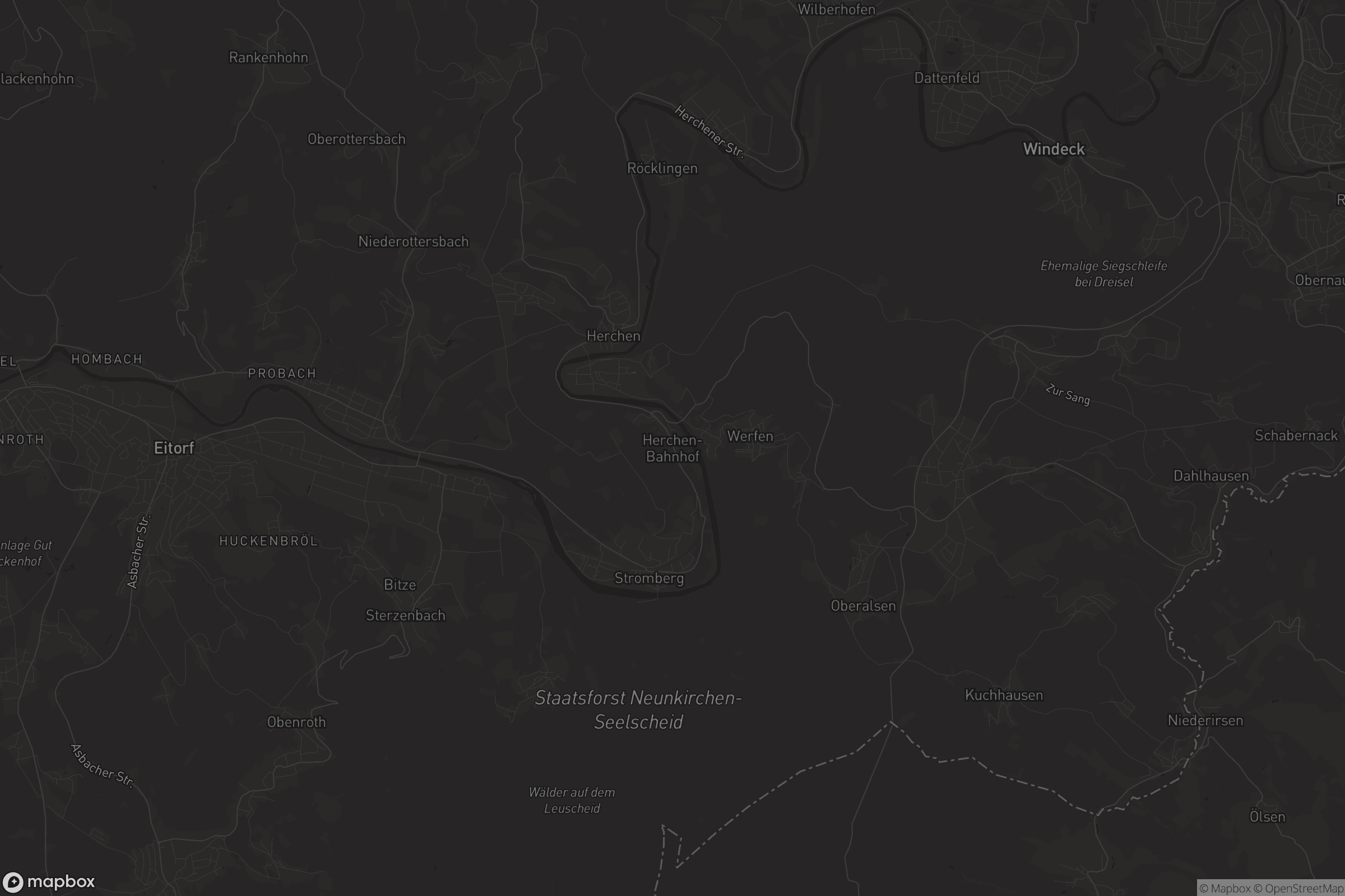 Karte von Herchen-Bahnhof