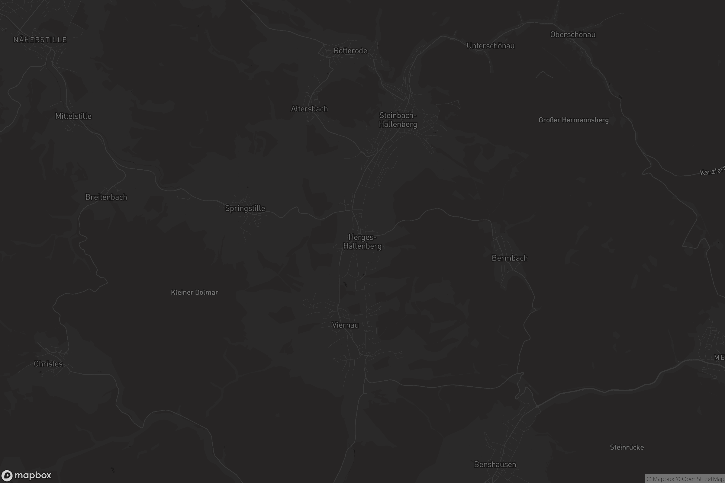 Karte von Herges-Hallenberg