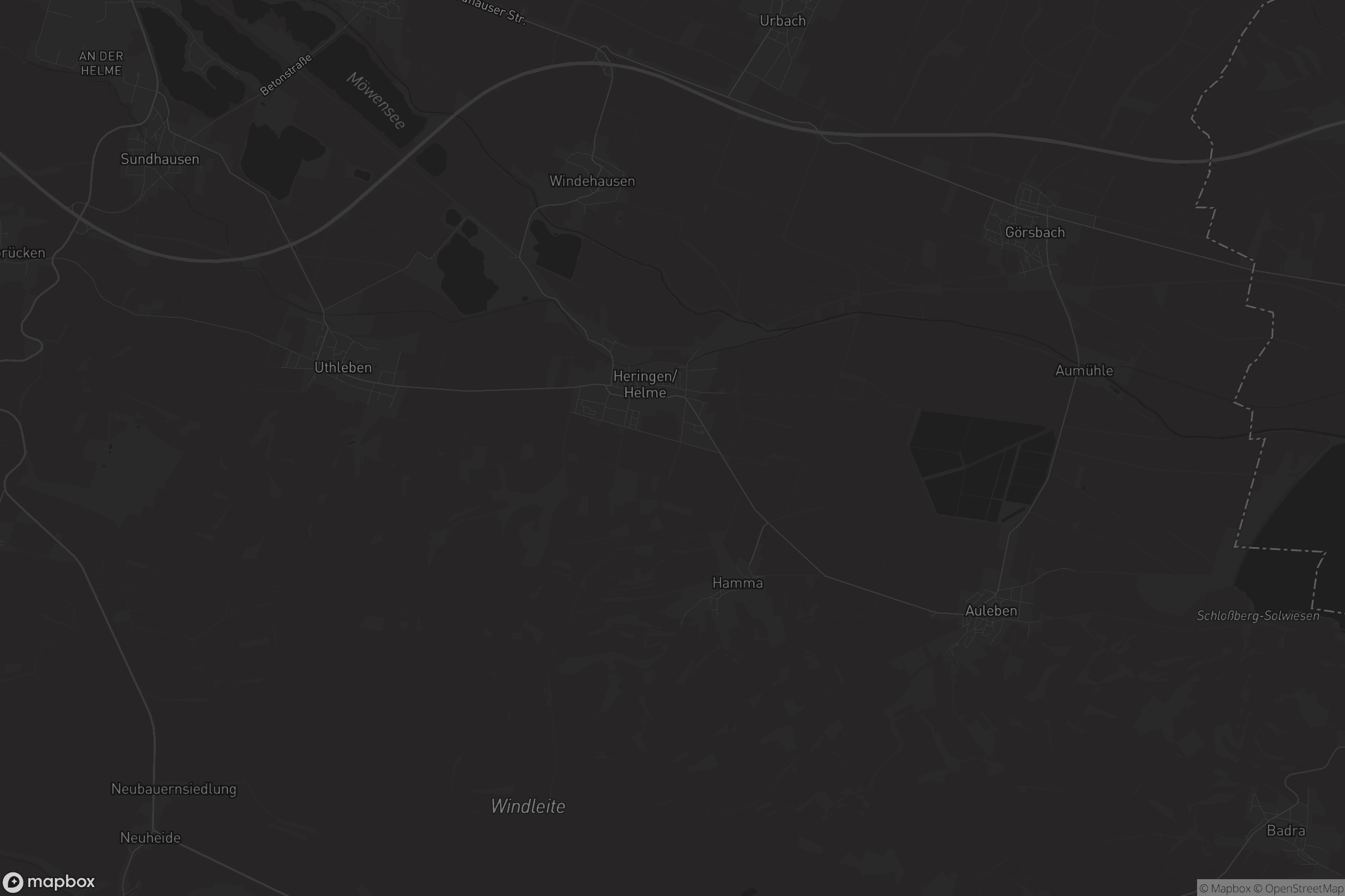 Karte von Heringen/Helme