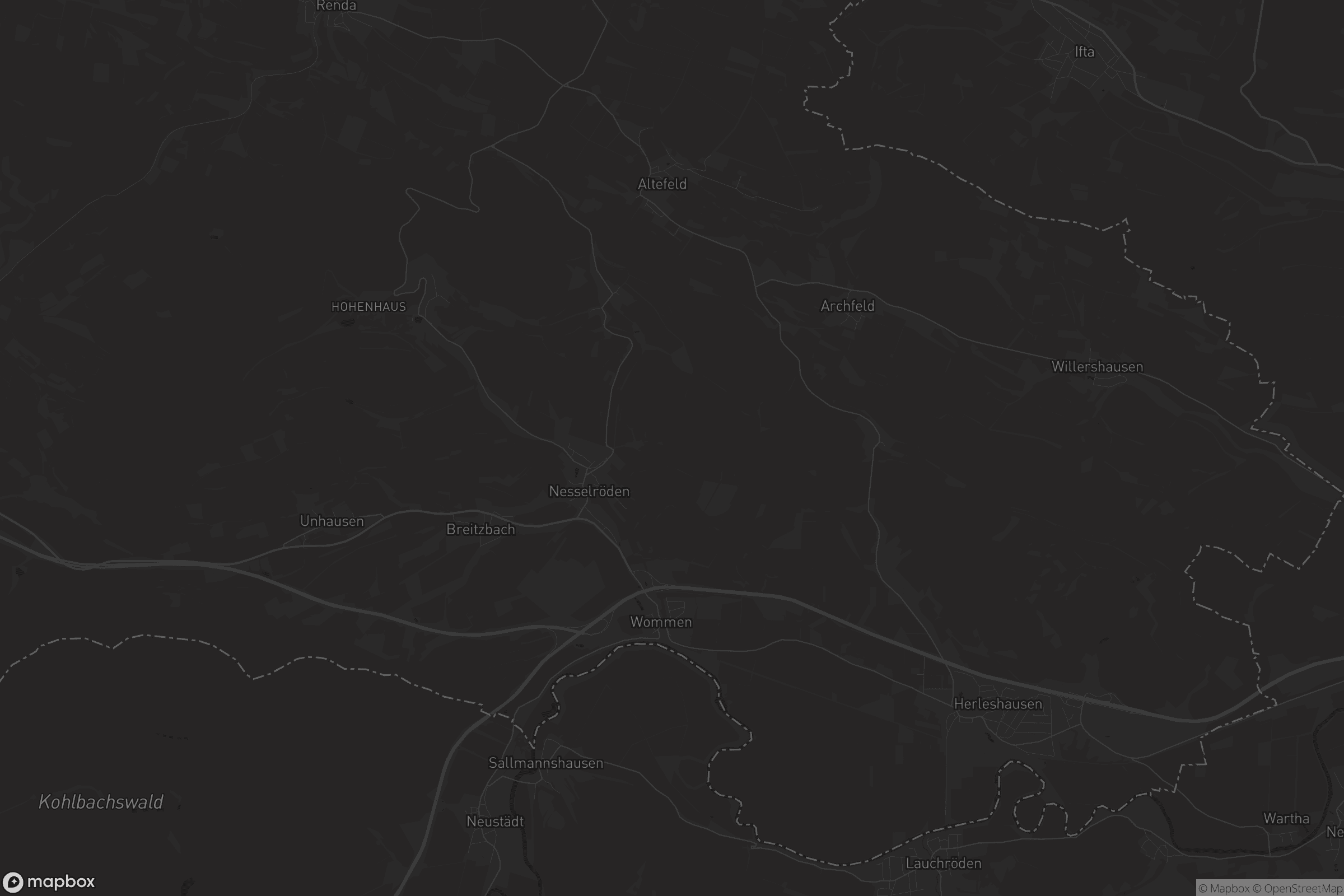 Karte von Herleshausen